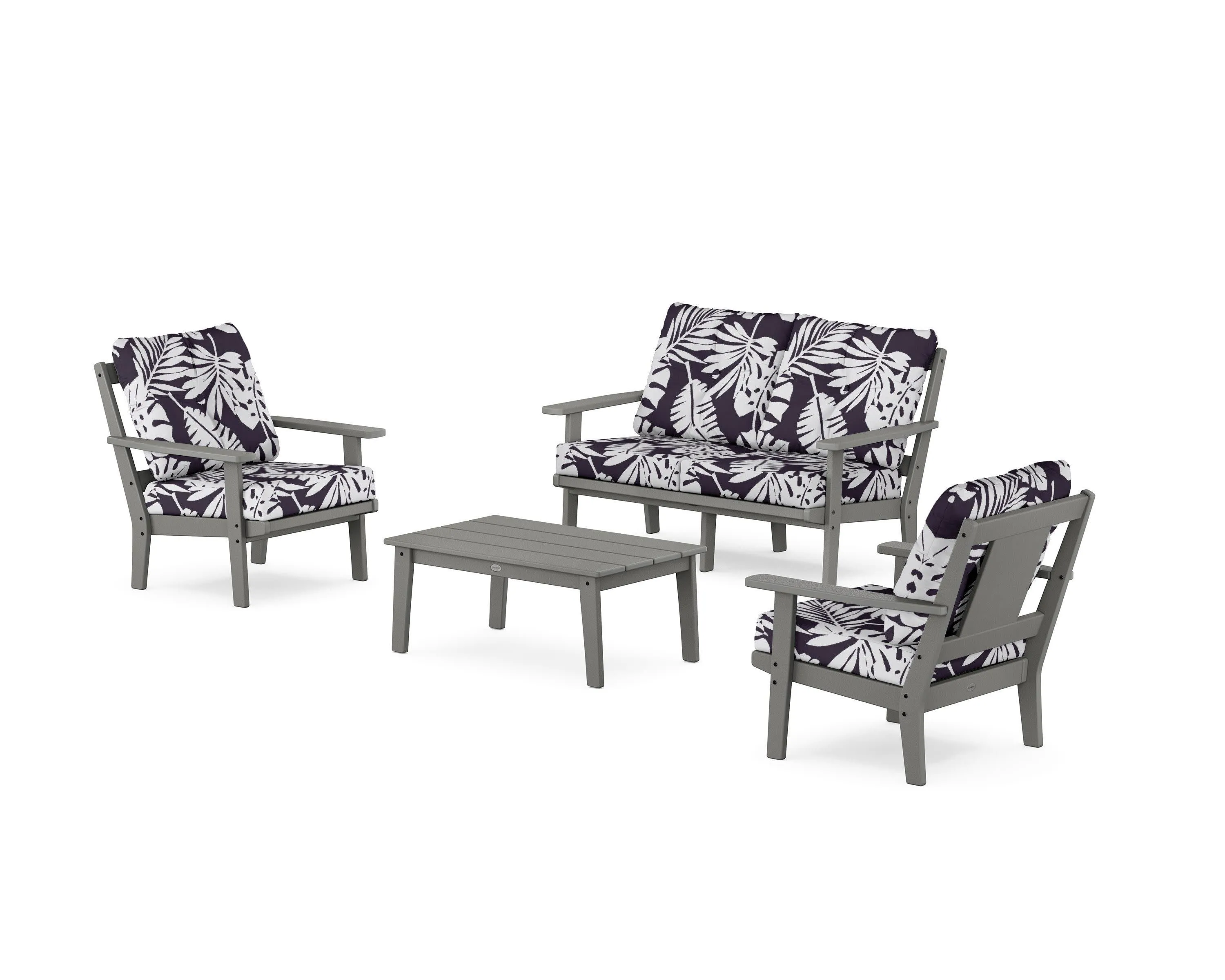 Prairie 4-Piece Deep Seating Set with Loveseat