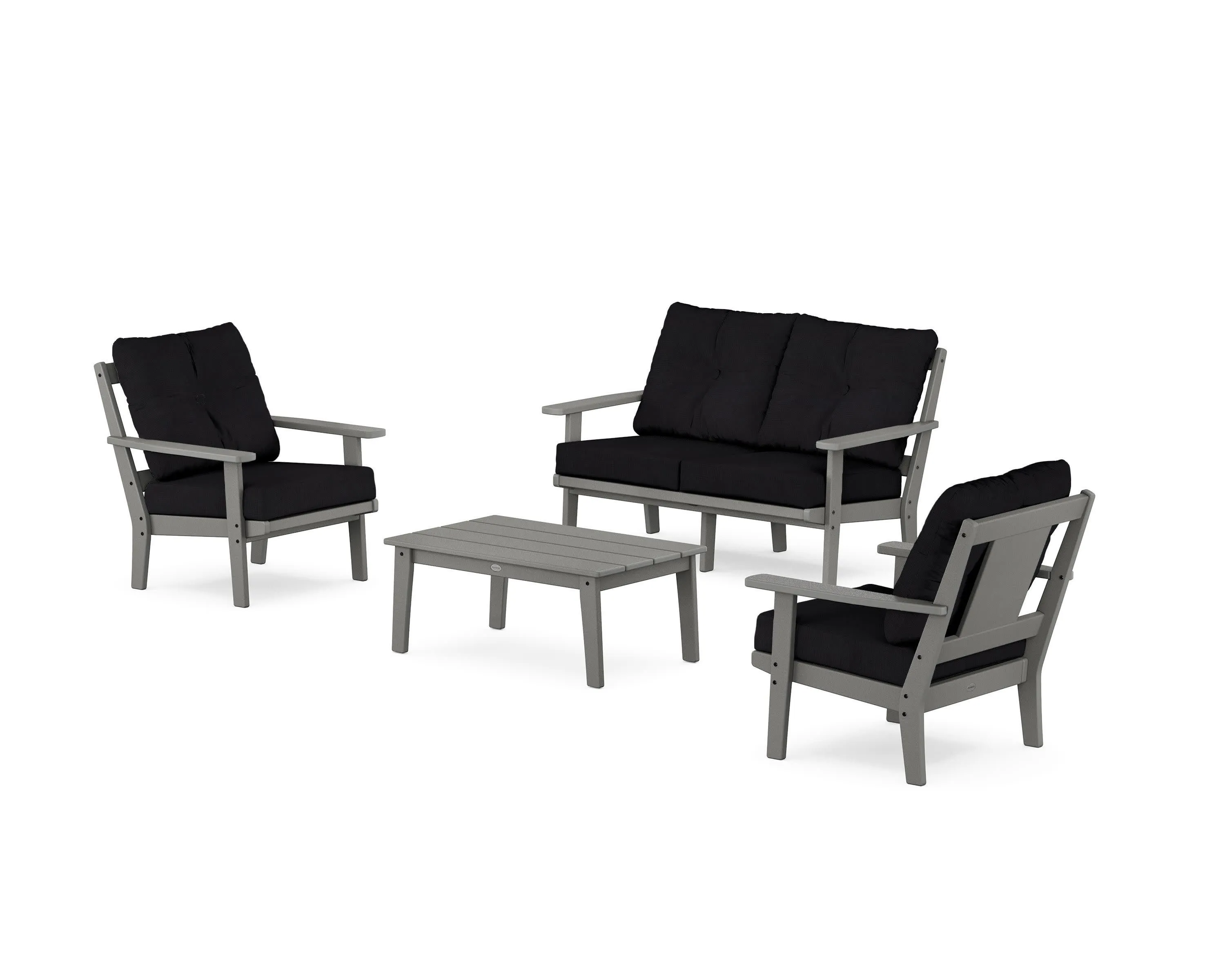 Prairie 4-Piece Deep Seating Set with Loveseat