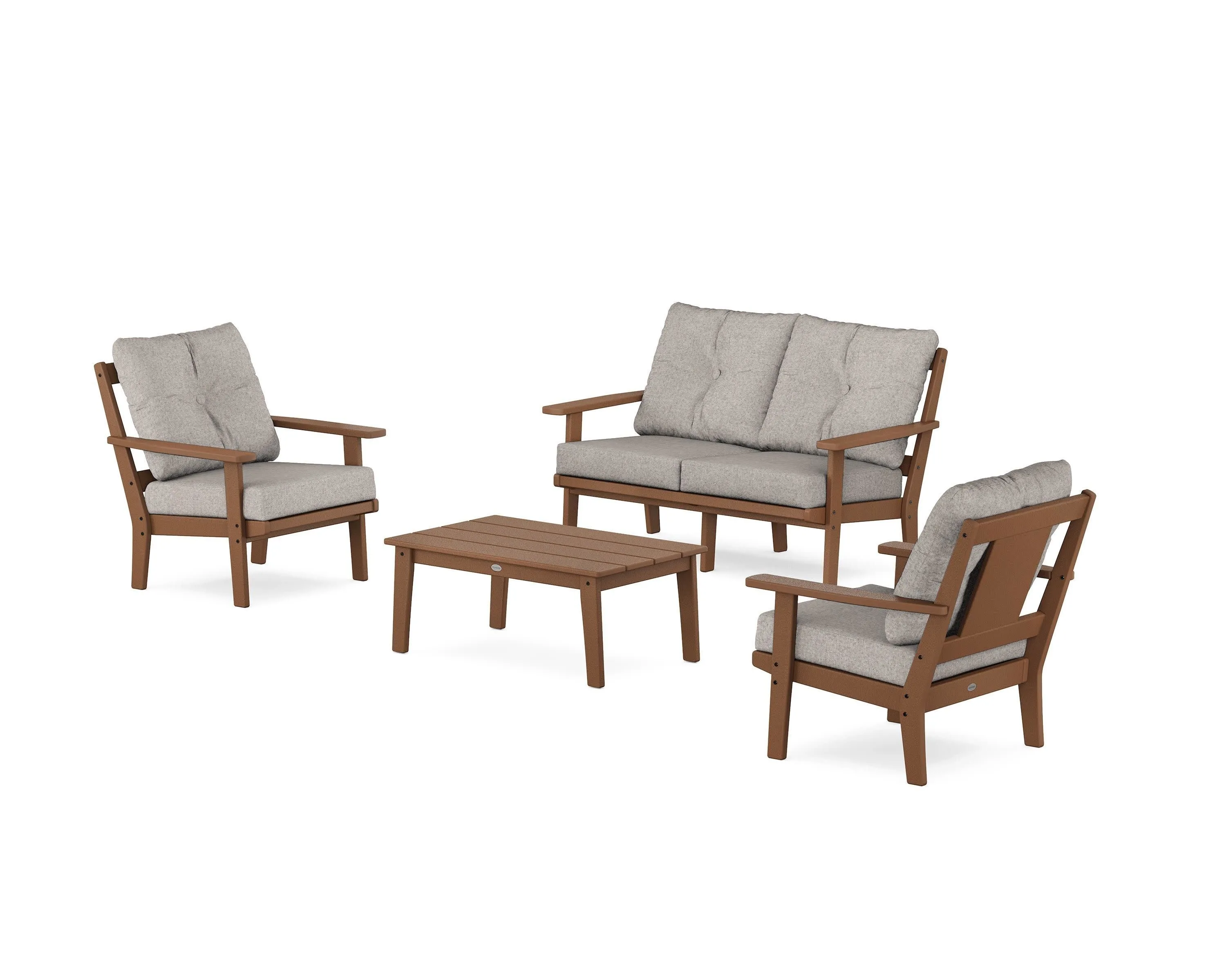 Prairie 4-Piece Deep Seating Set with Loveseat
