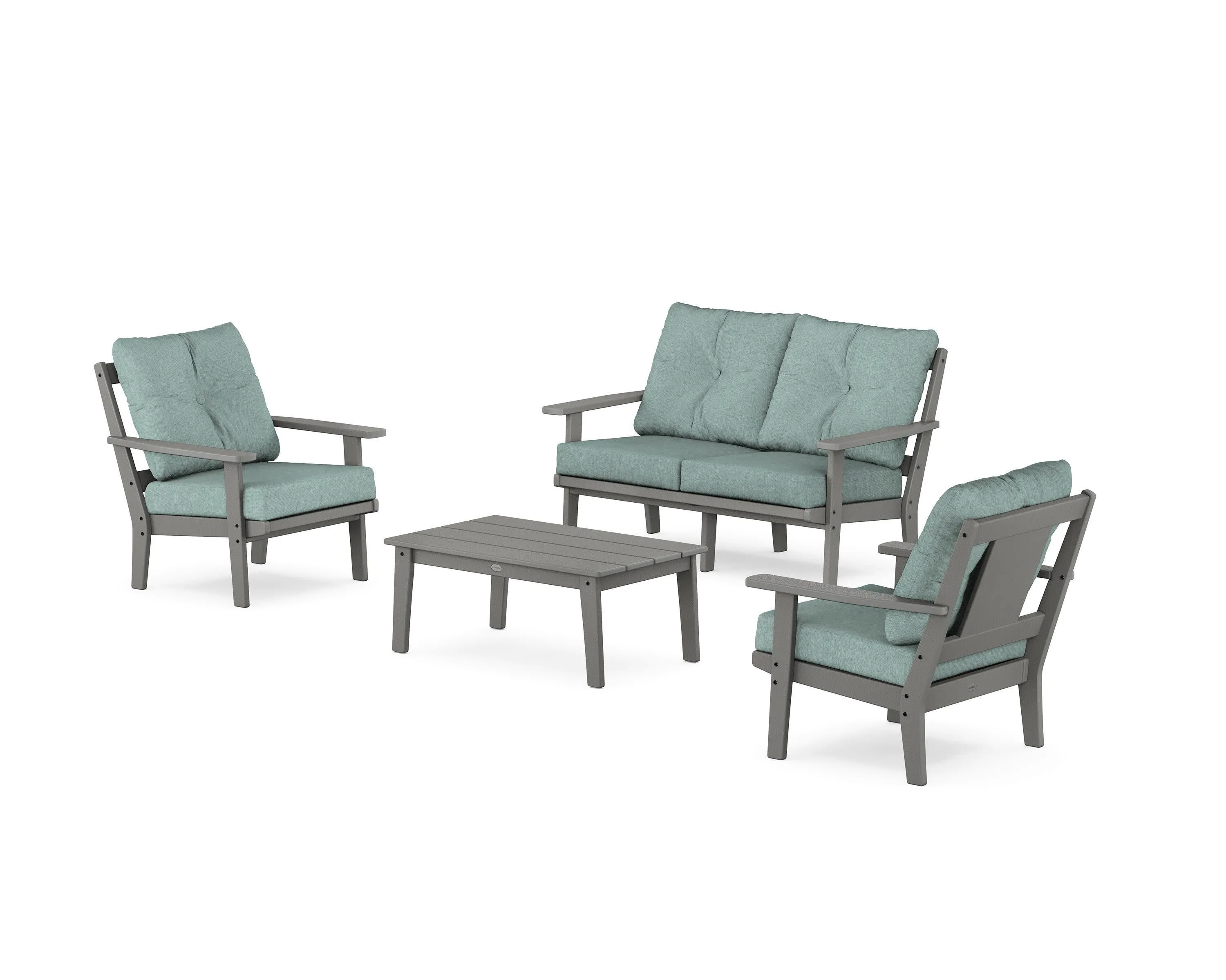 Prairie 4-Piece Deep Seating Set with Loveseat
