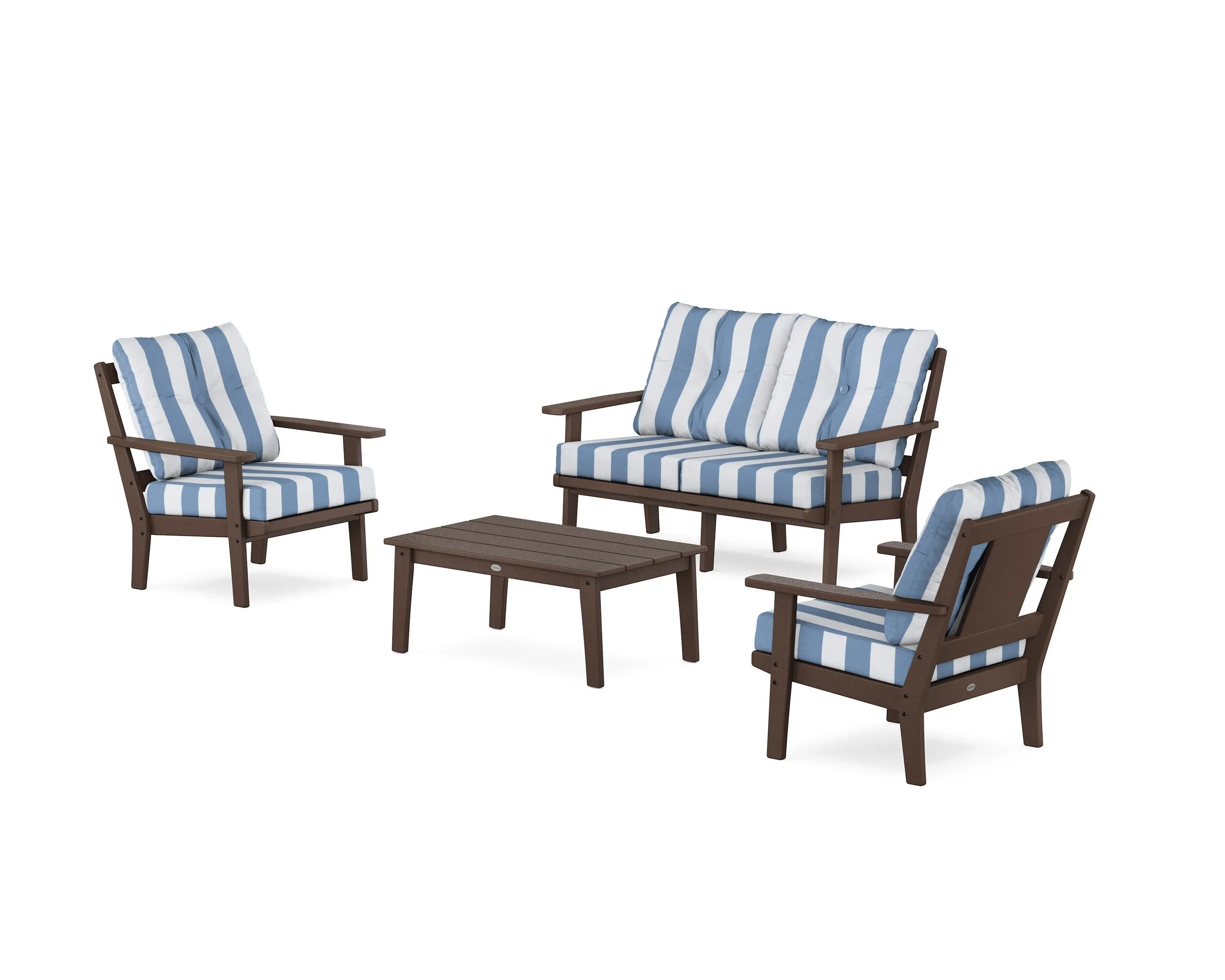 Prairie 4-Piece Deep Seating Set with Loveseat