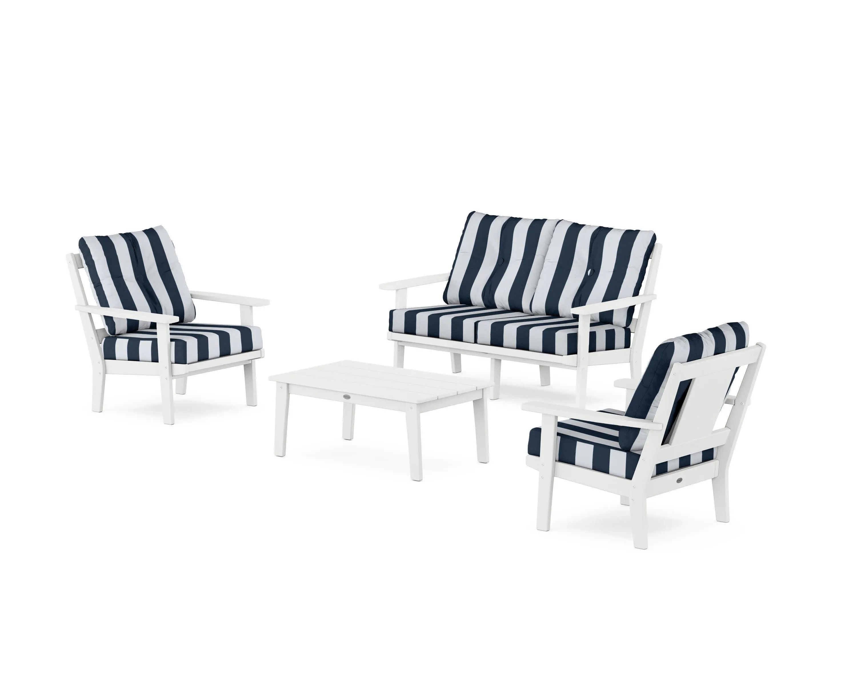 Prairie 4-Piece Deep Seating Set with Loveseat