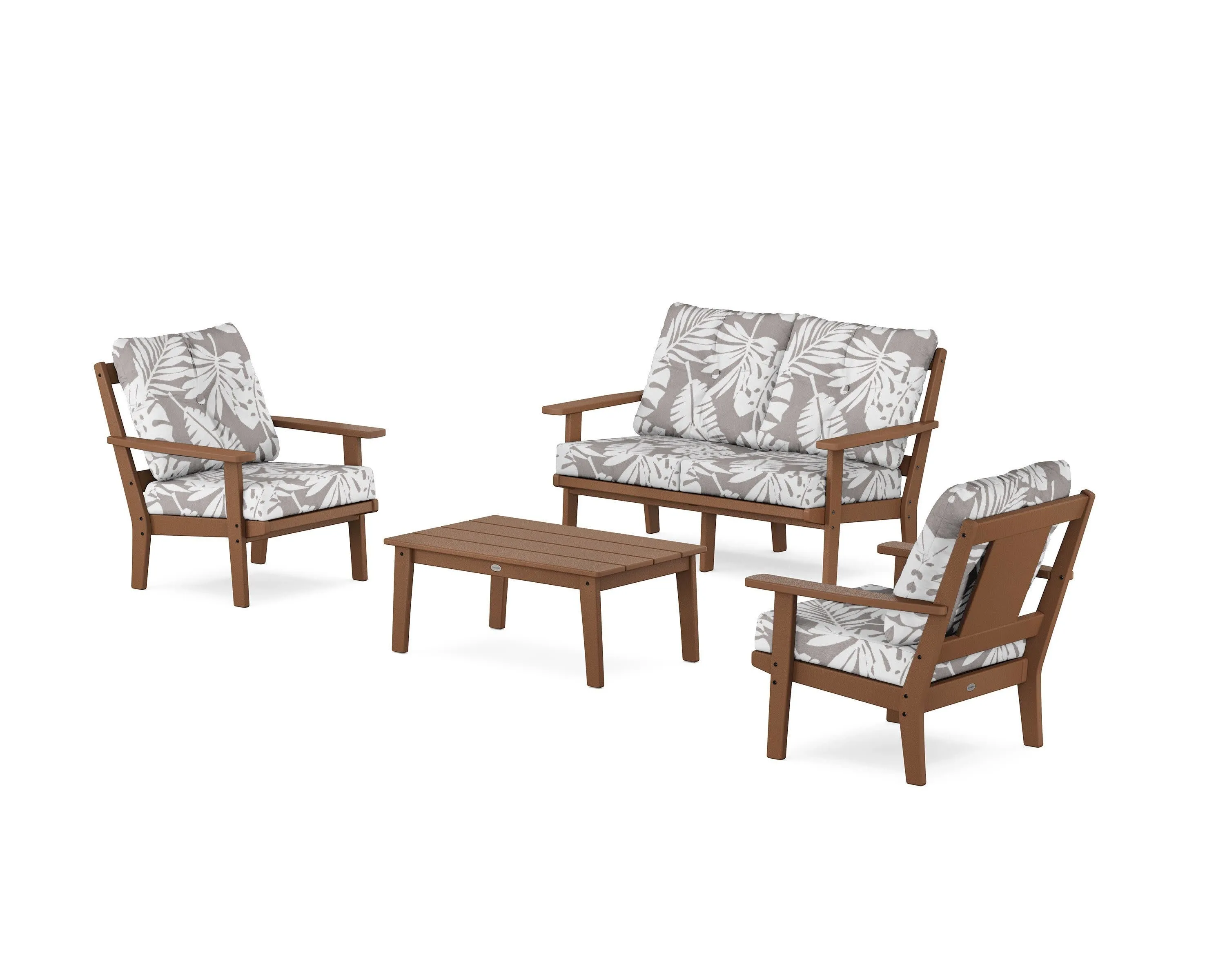 Prairie 4-Piece Deep Seating Set with Loveseat