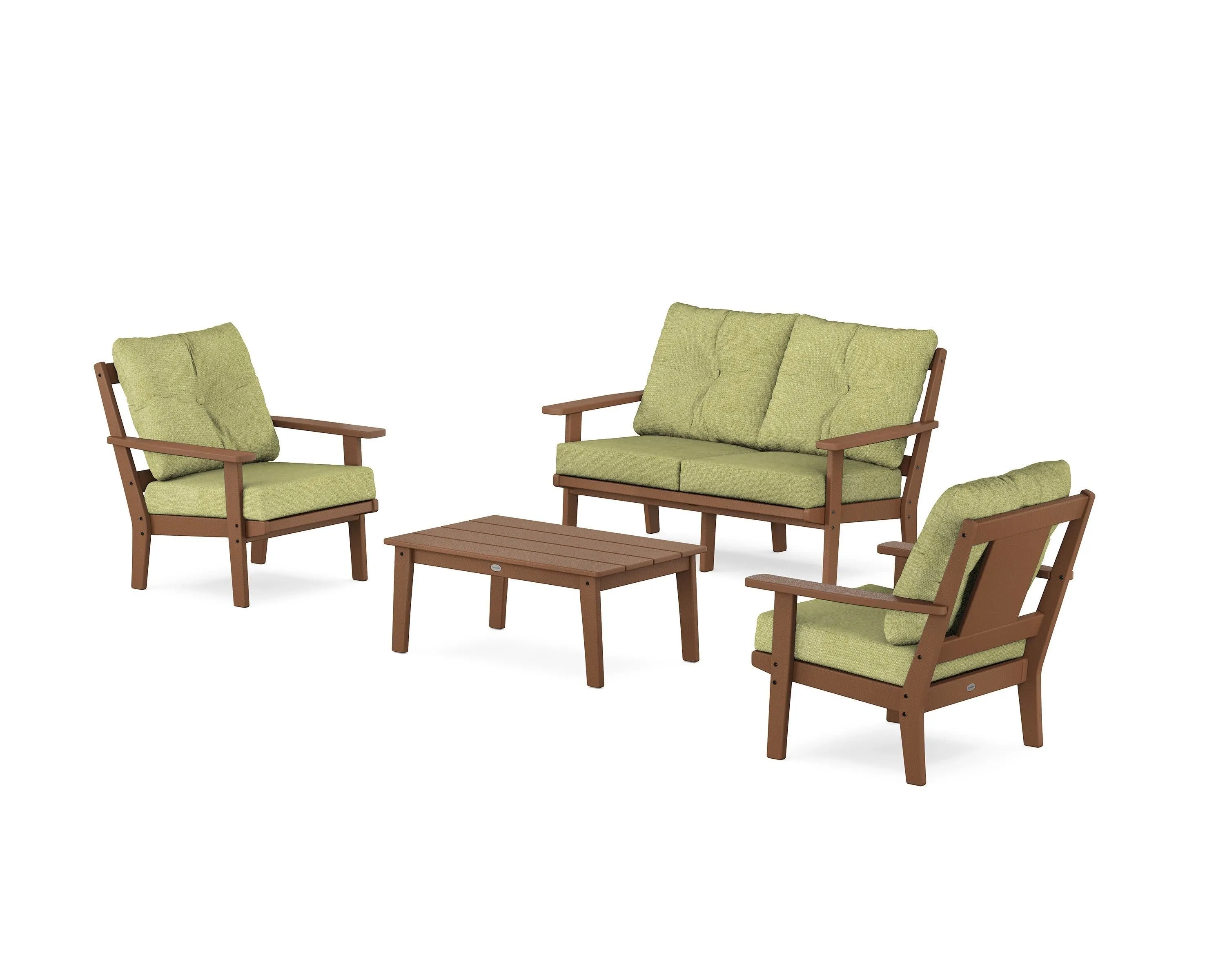 Prairie 4-Piece Deep Seating Set with Loveseat