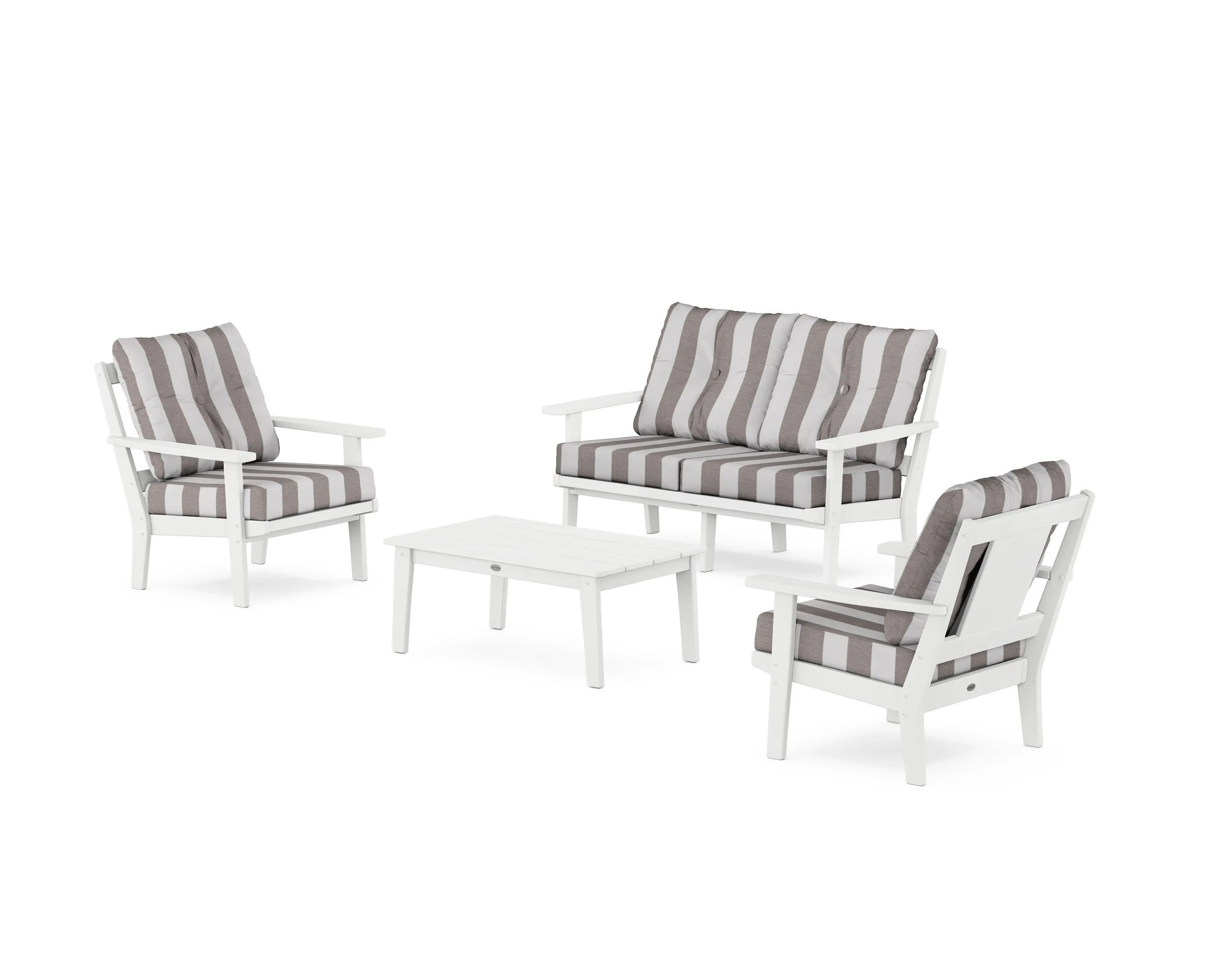 Prairie 4-Piece Deep Seating Set with Loveseat
