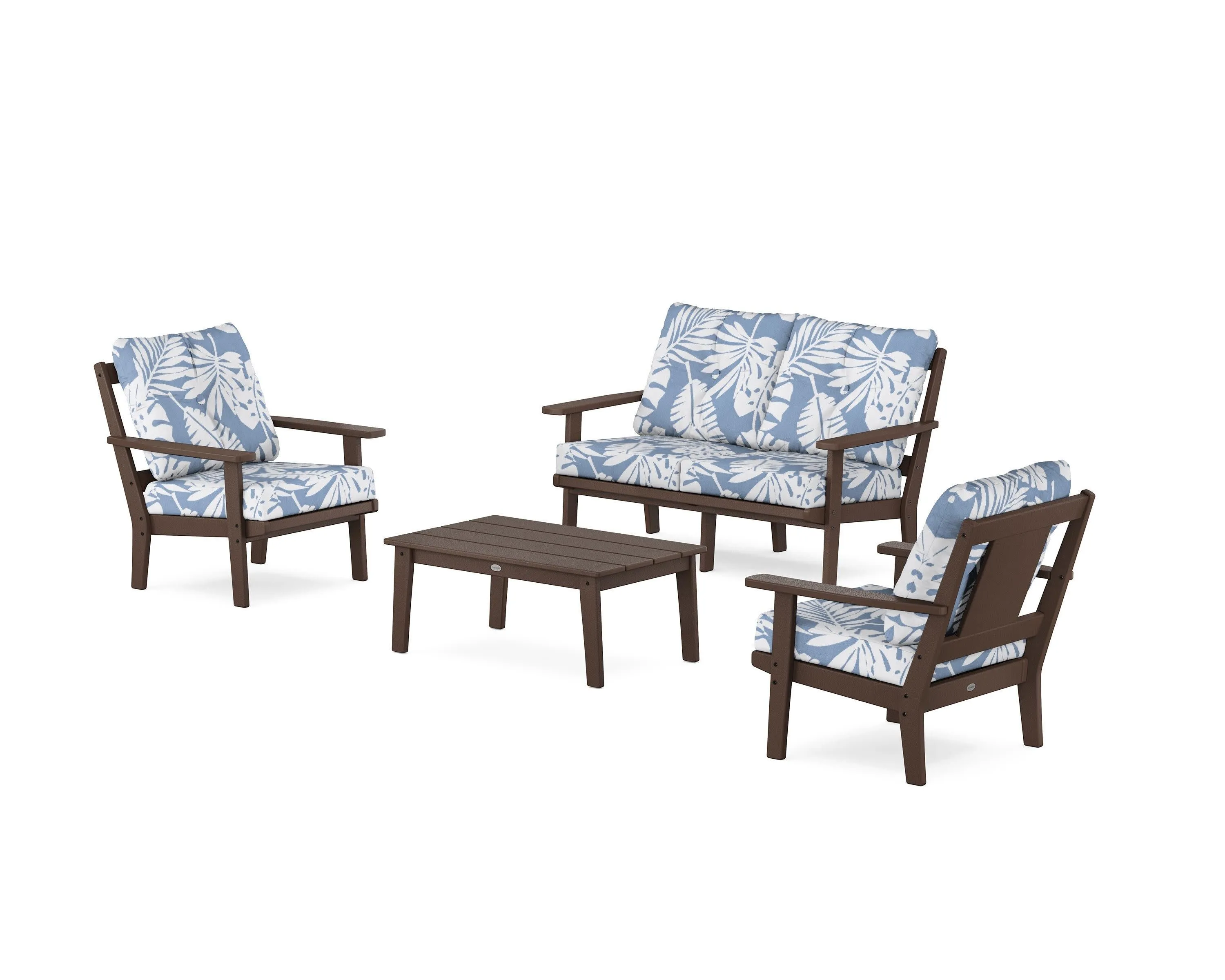 Prairie 4-Piece Deep Seating Set with Loveseat