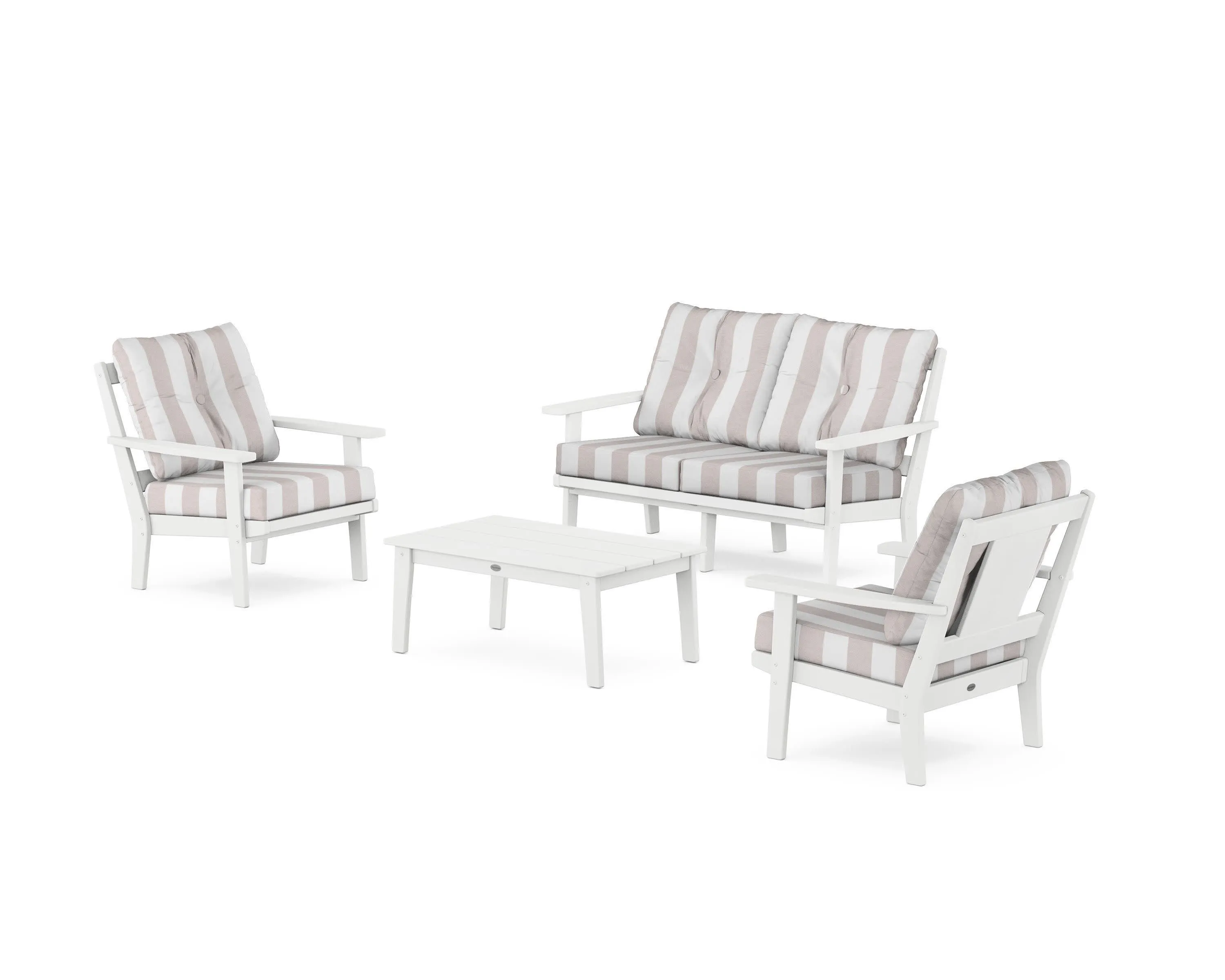 Prairie 4-Piece Deep Seating Set with Loveseat