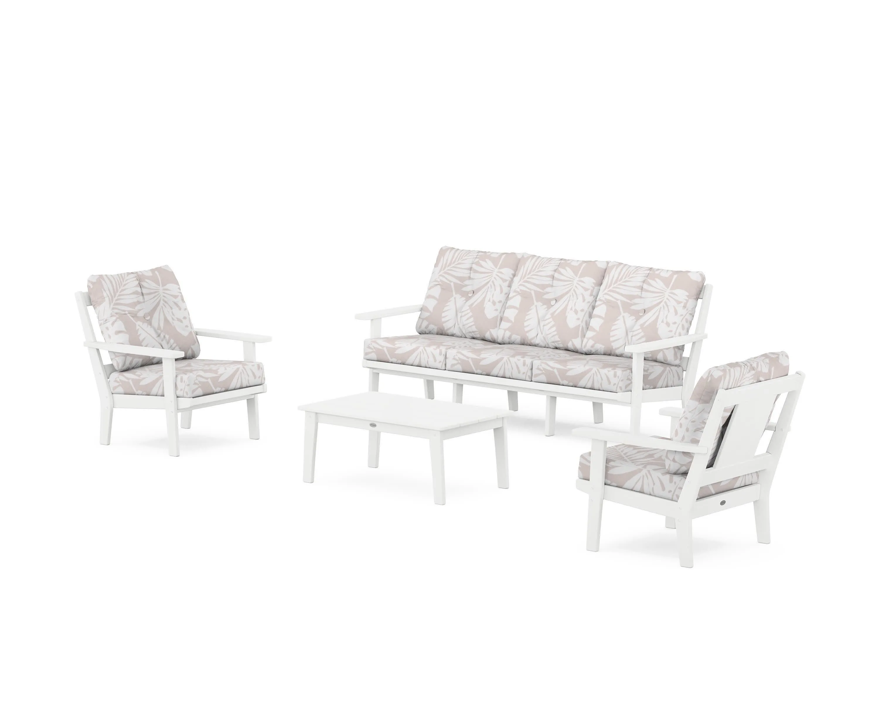 Prairie 4-Piece Deep Seating Set with Sofa
