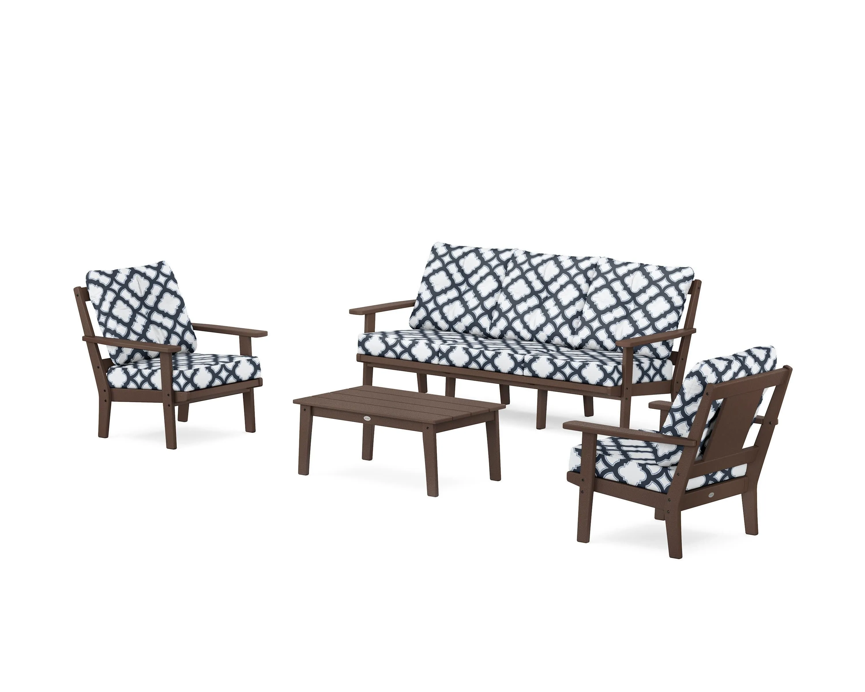 Prairie 4-Piece Deep Seating Set with Sofa