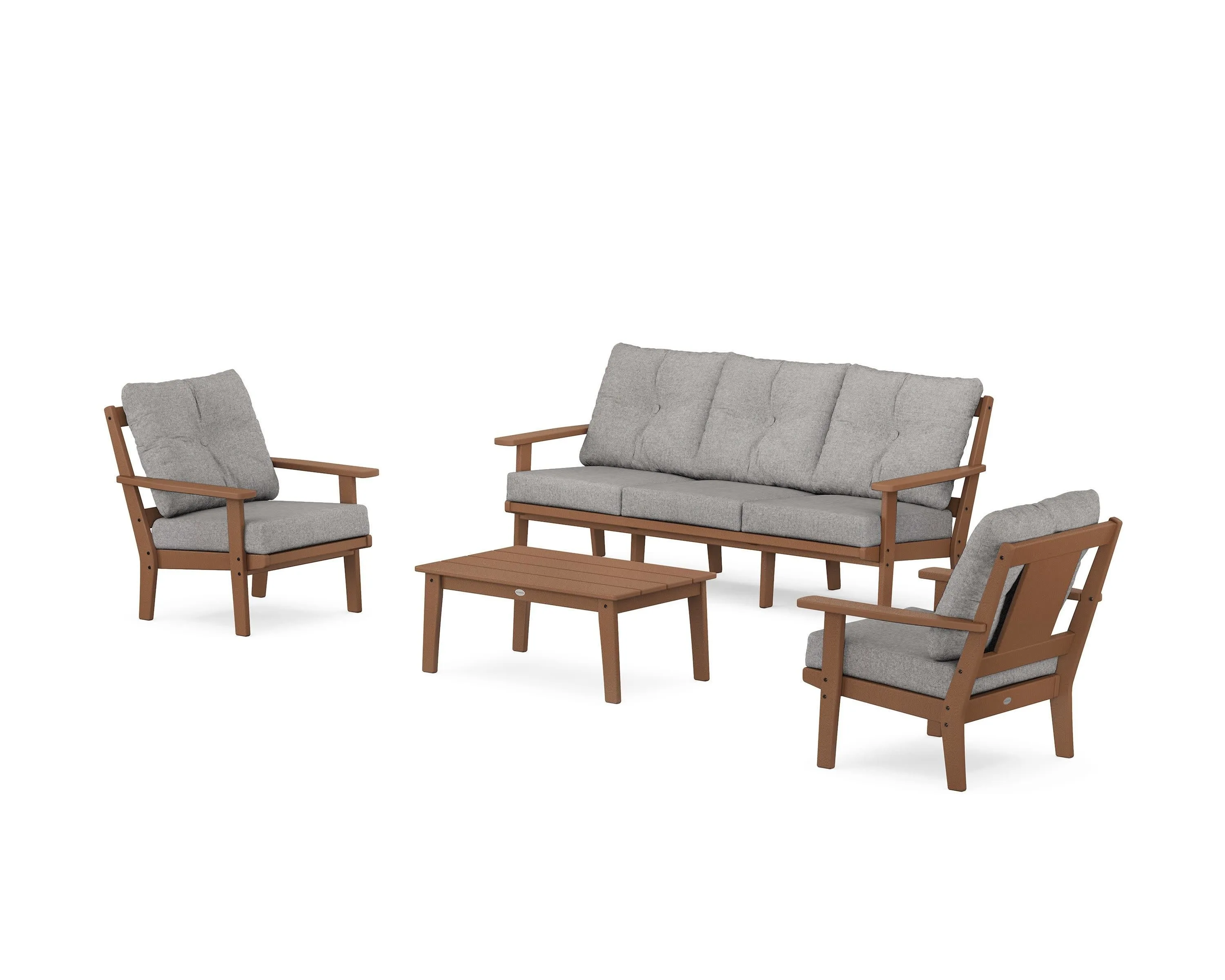Prairie 4-Piece Deep Seating Set with Sofa
