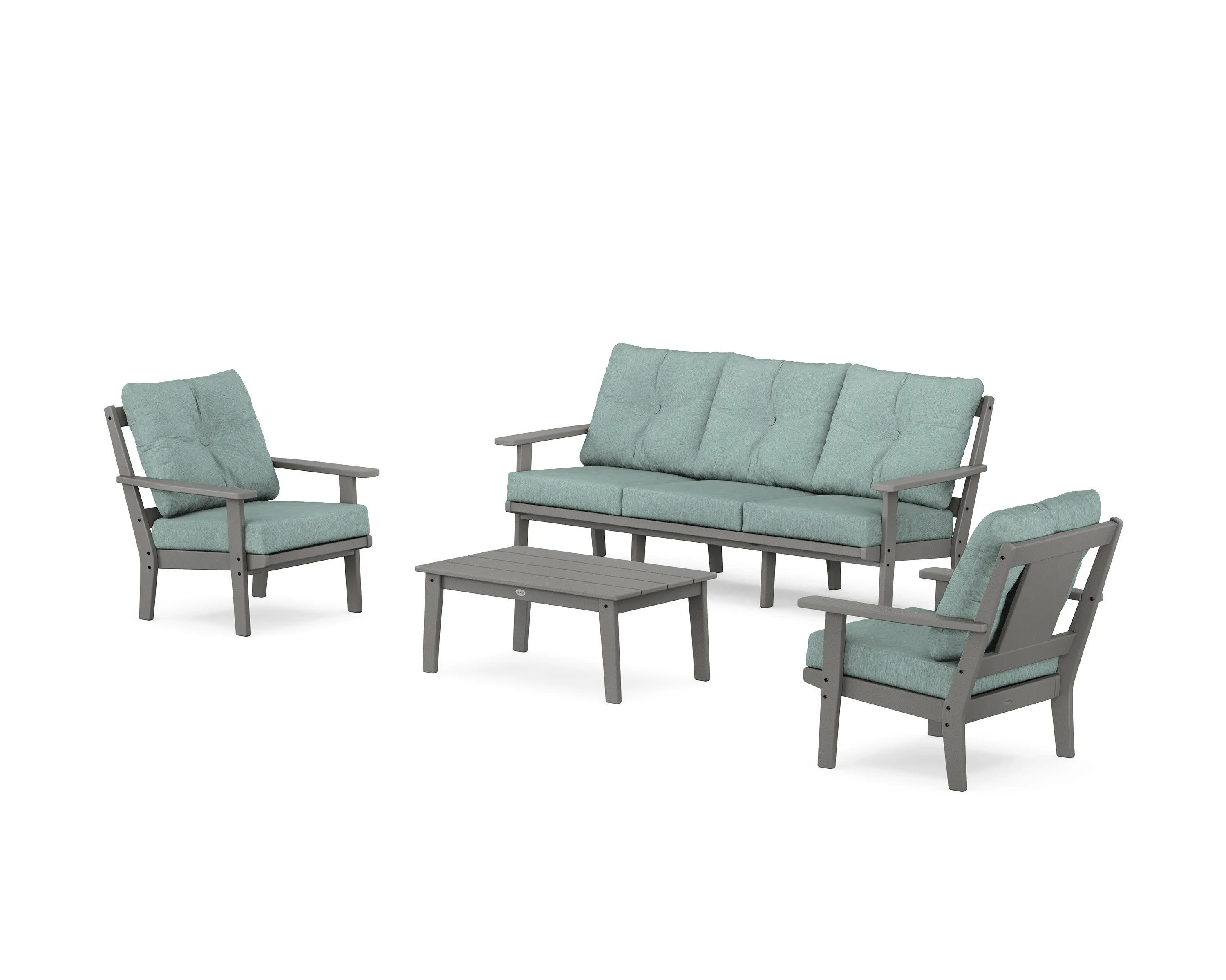 Prairie 4-Piece Deep Seating Set with Sofa