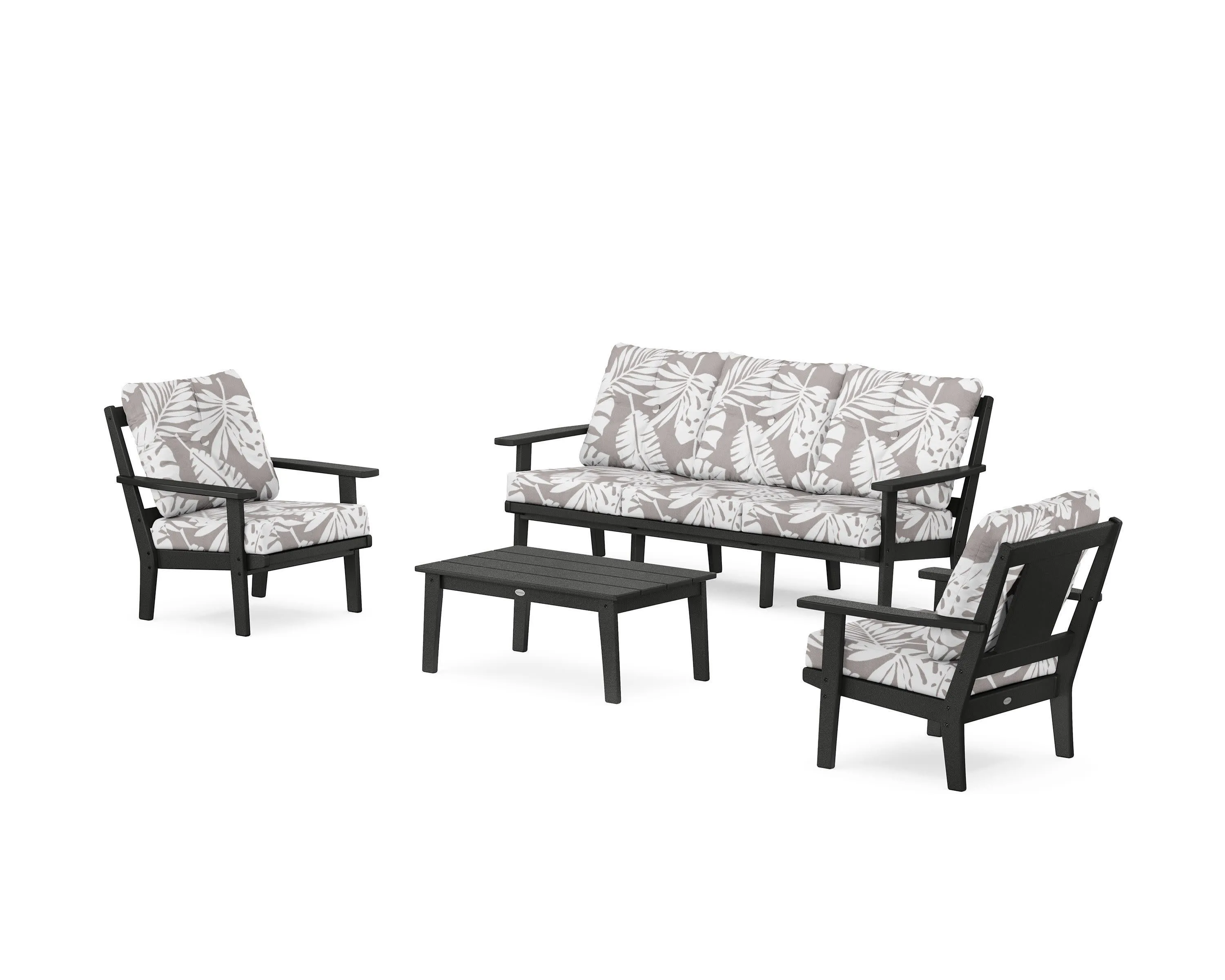 Prairie 4-Piece Deep Seating Set with Sofa