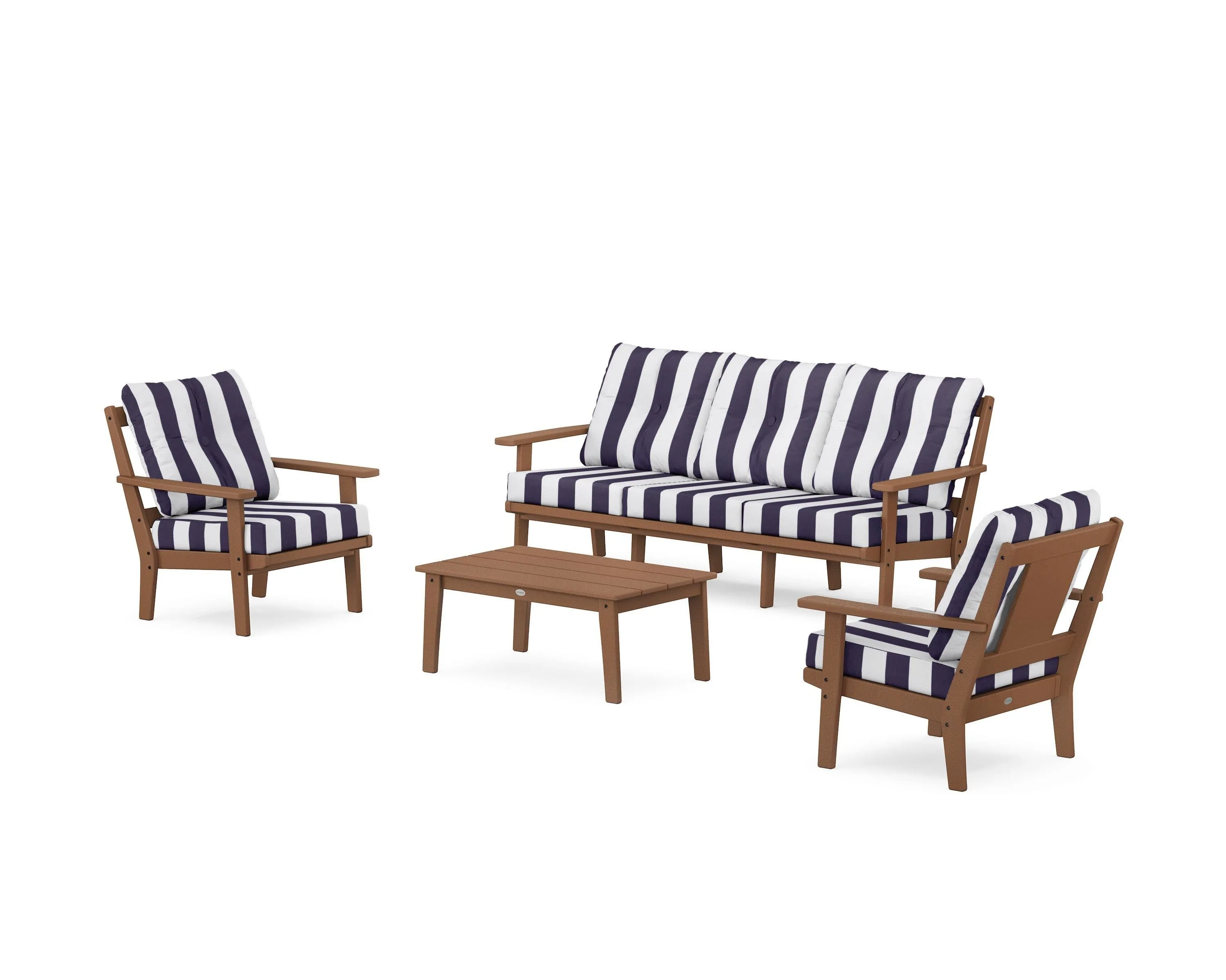 Prairie 4-Piece Deep Seating Set with Sofa
