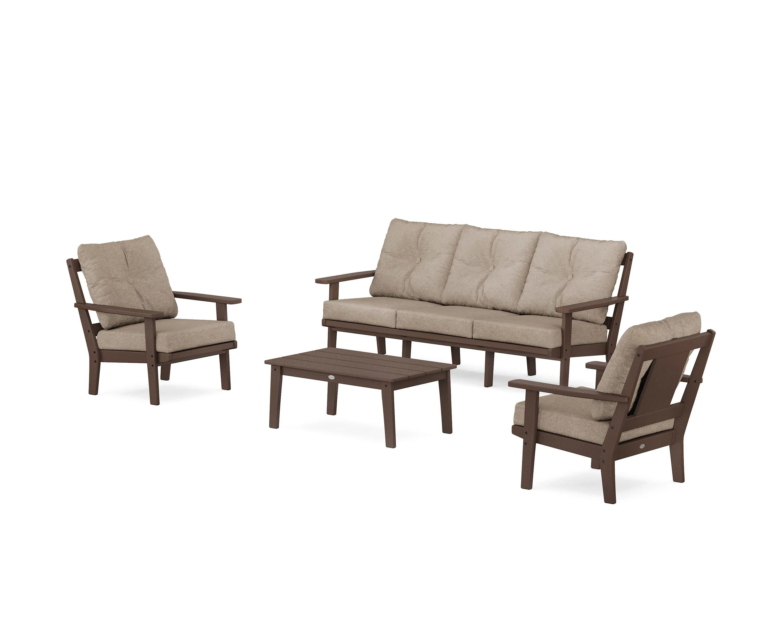 Prairie 4-Piece Deep Seating Set with Sofa
