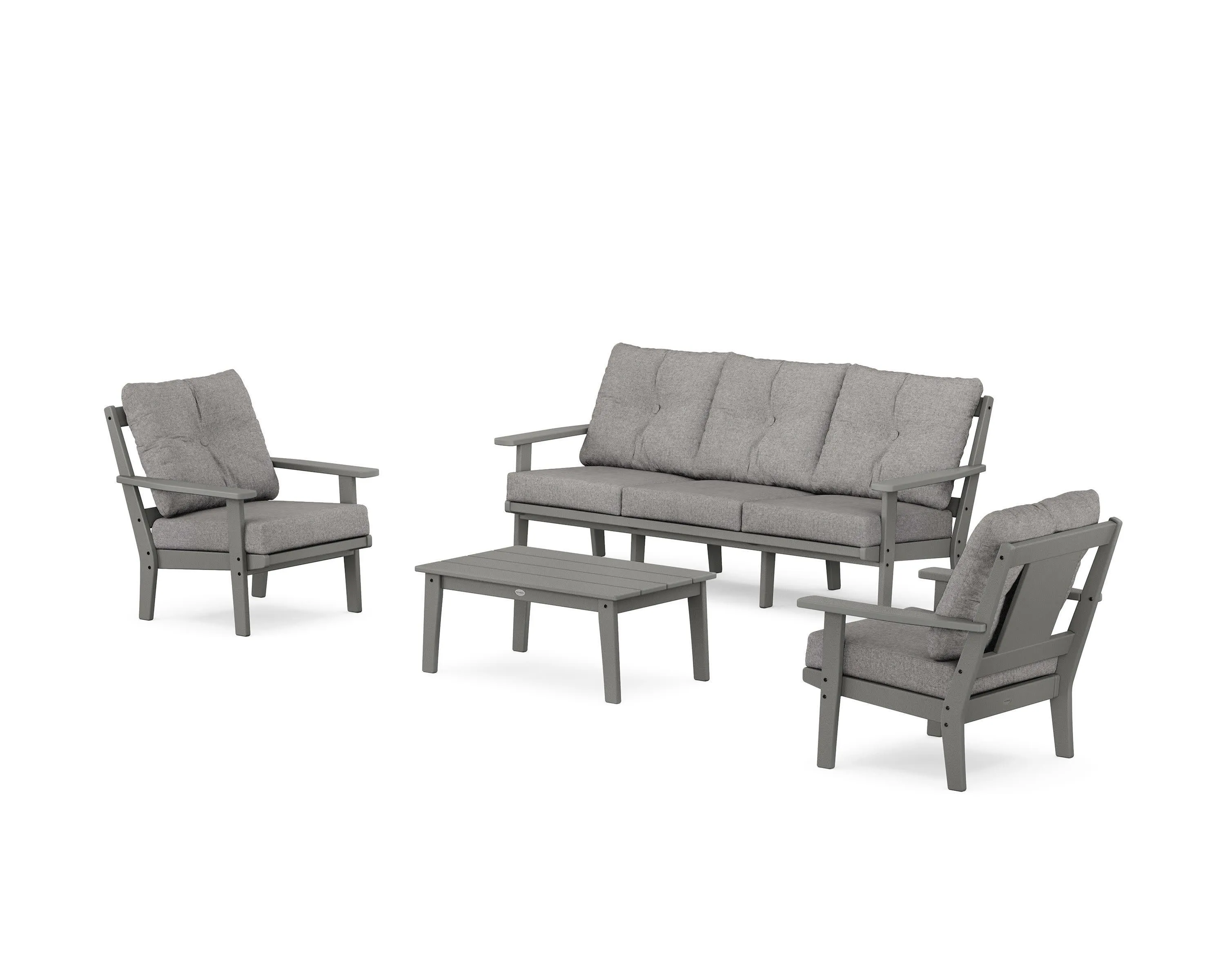 Prairie 4-Piece Deep Seating Set with Sofa