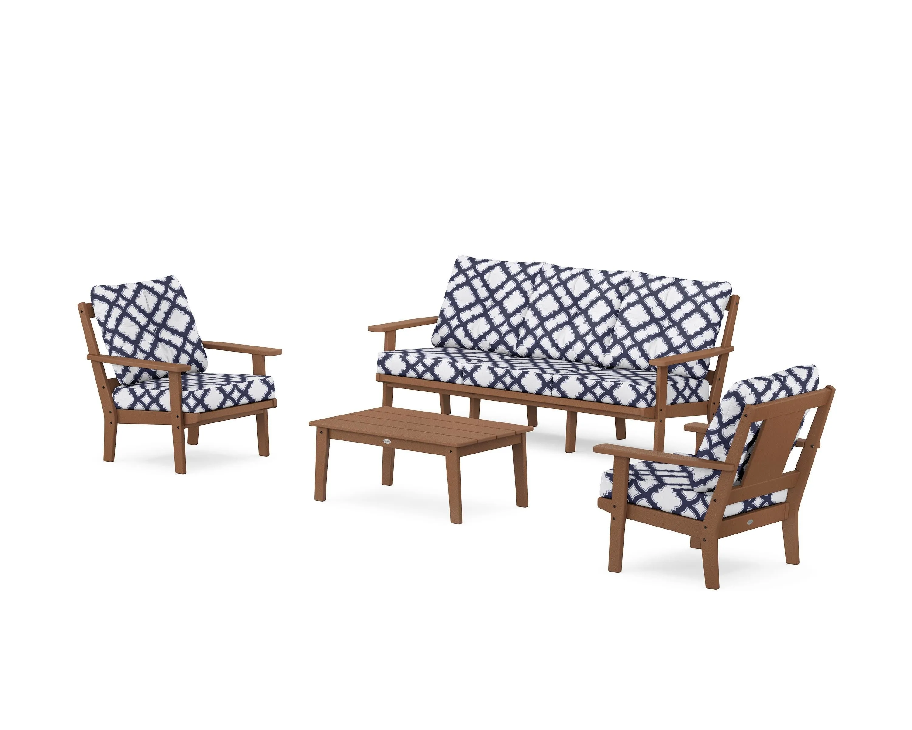 Prairie 4-Piece Deep Seating Set with Sofa