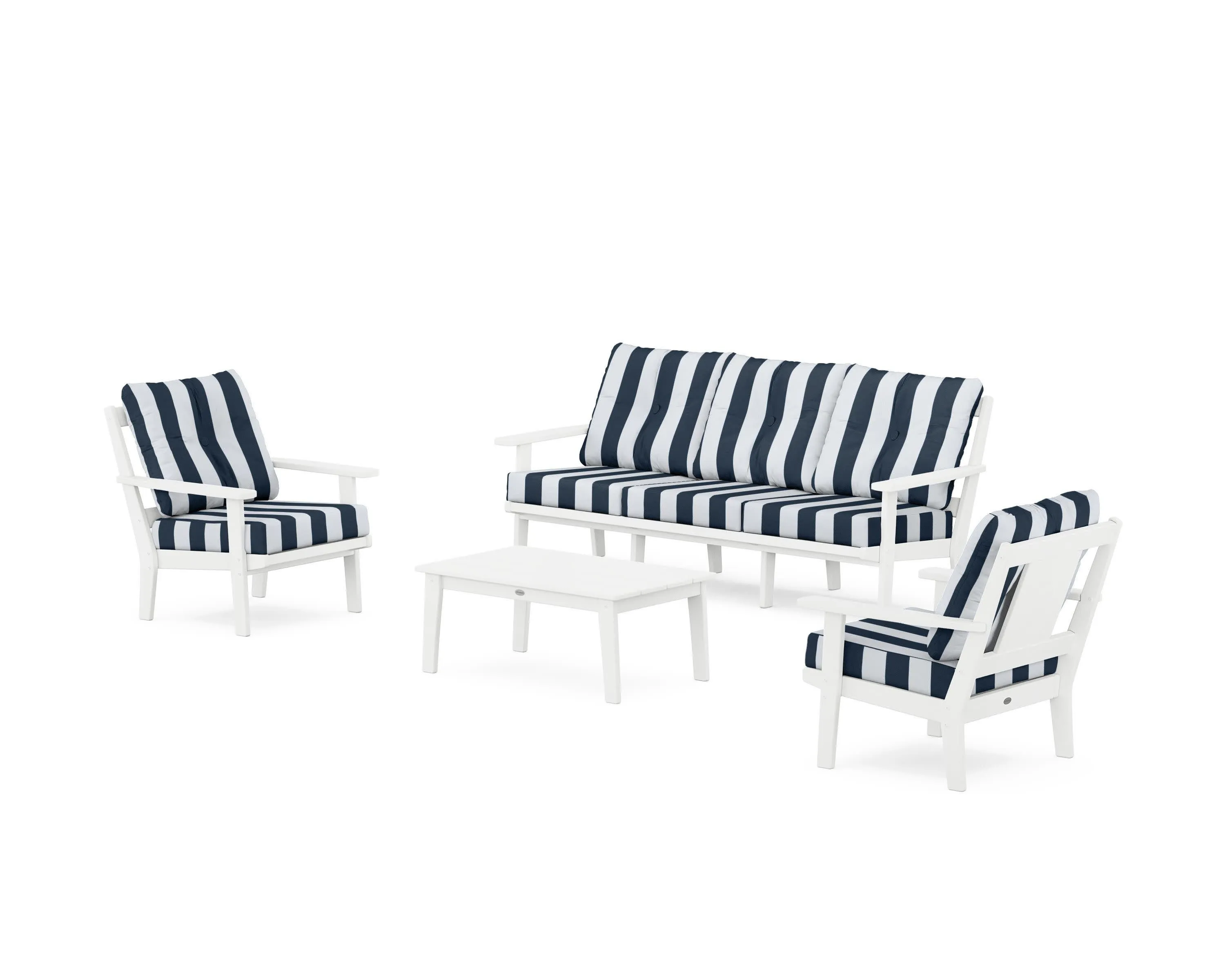 Prairie 4-Piece Deep Seating Set with Sofa