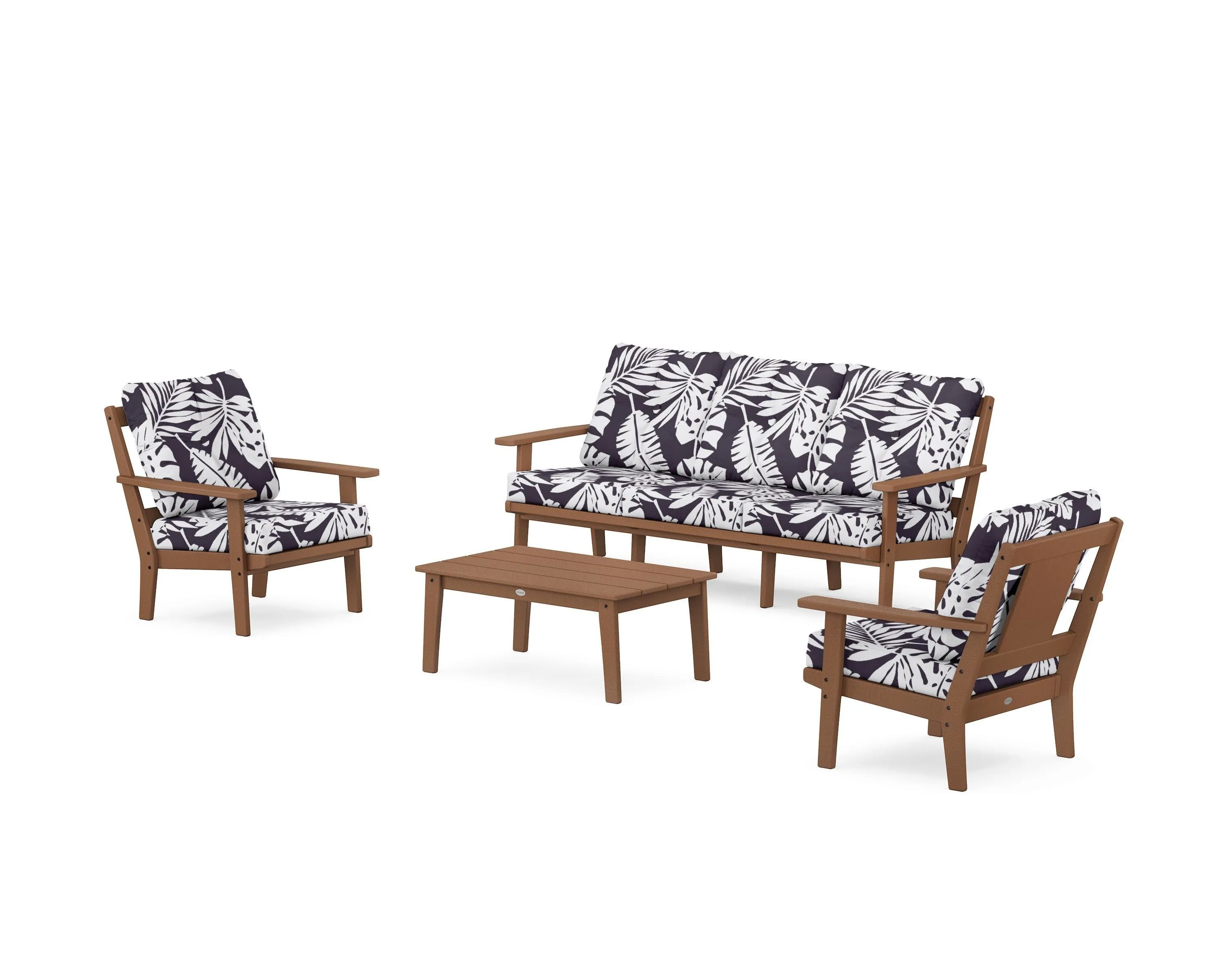 Prairie 4-Piece Deep Seating Set with Sofa