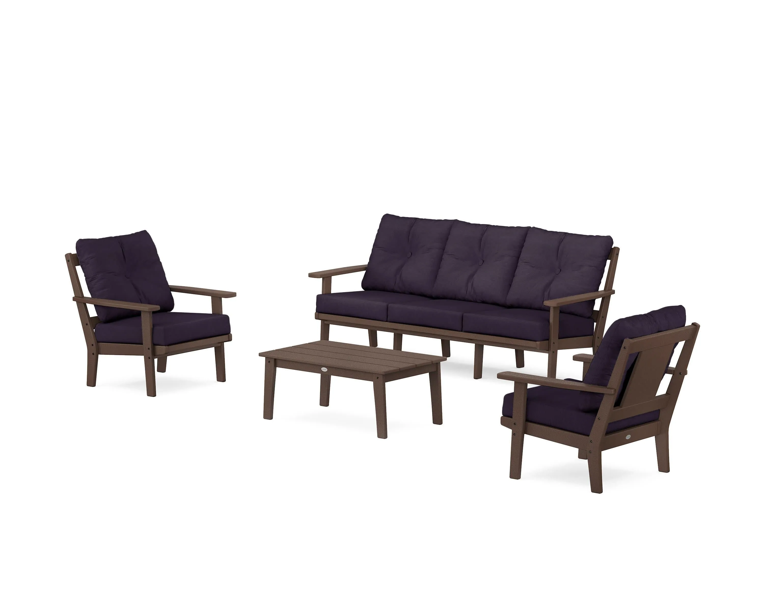 Prairie 4-Piece Deep Seating Set with Sofa