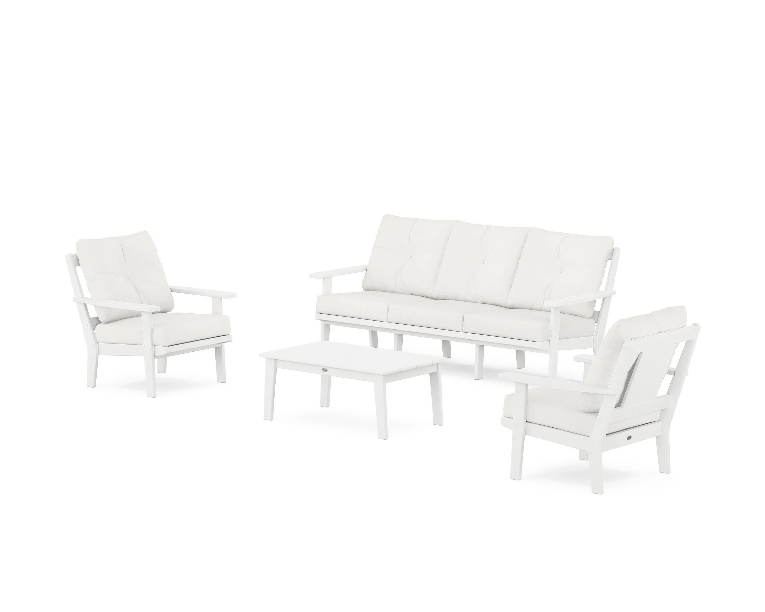Prairie 4-Piece Deep Seating Set with Sofa