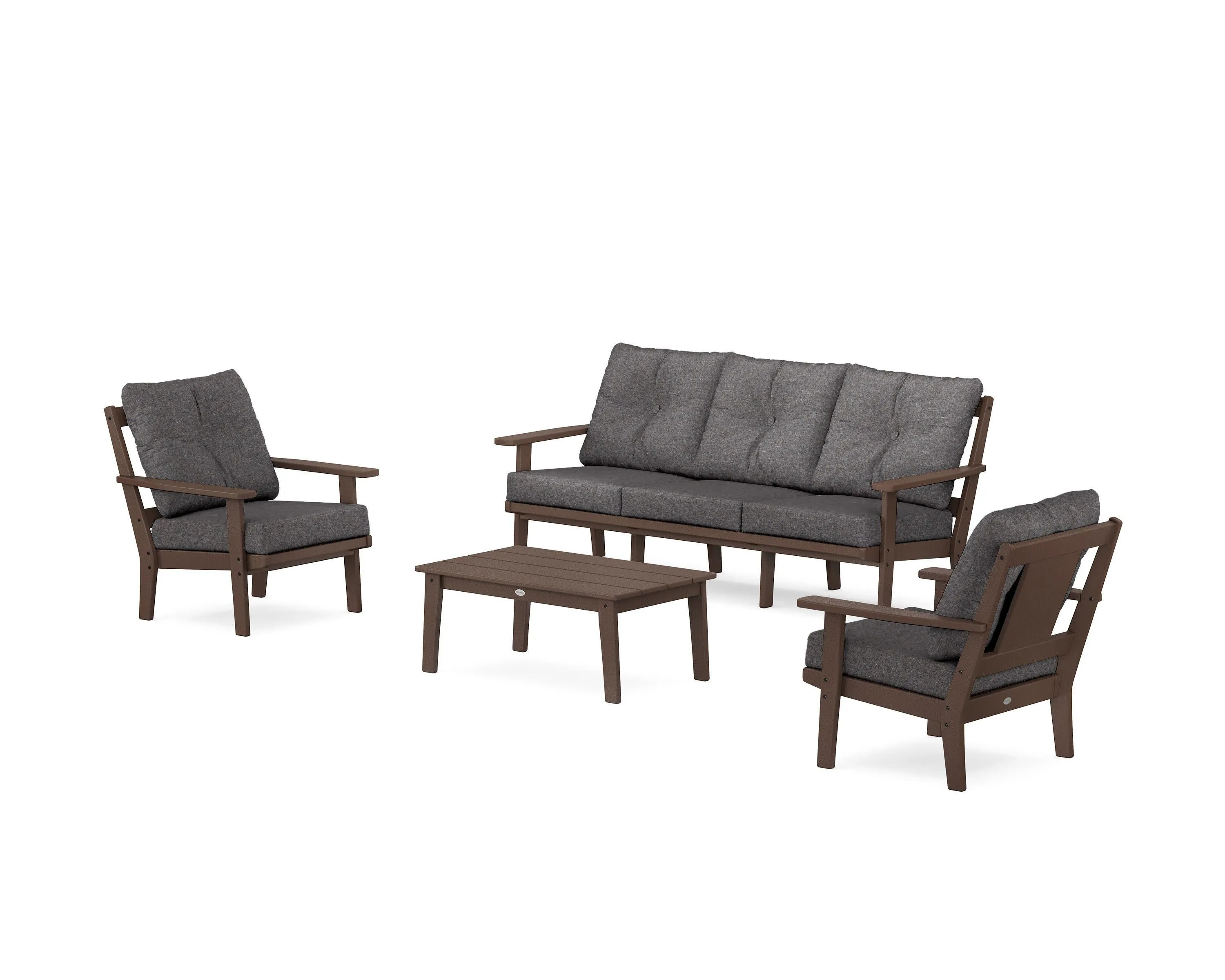 Prairie 4-Piece Deep Seating Set with Sofa