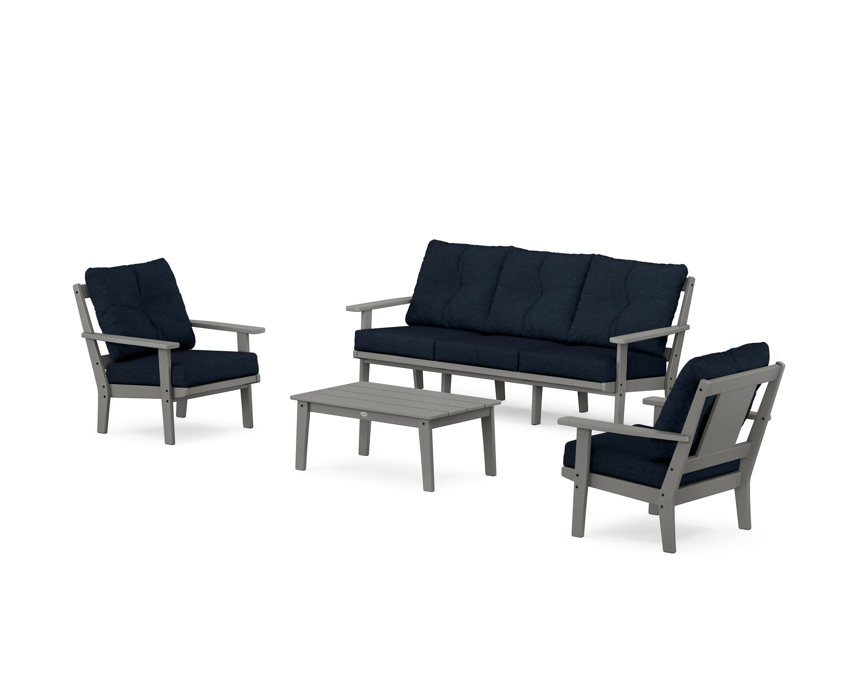 Prairie 4-Piece Deep Seating Set with Sofa