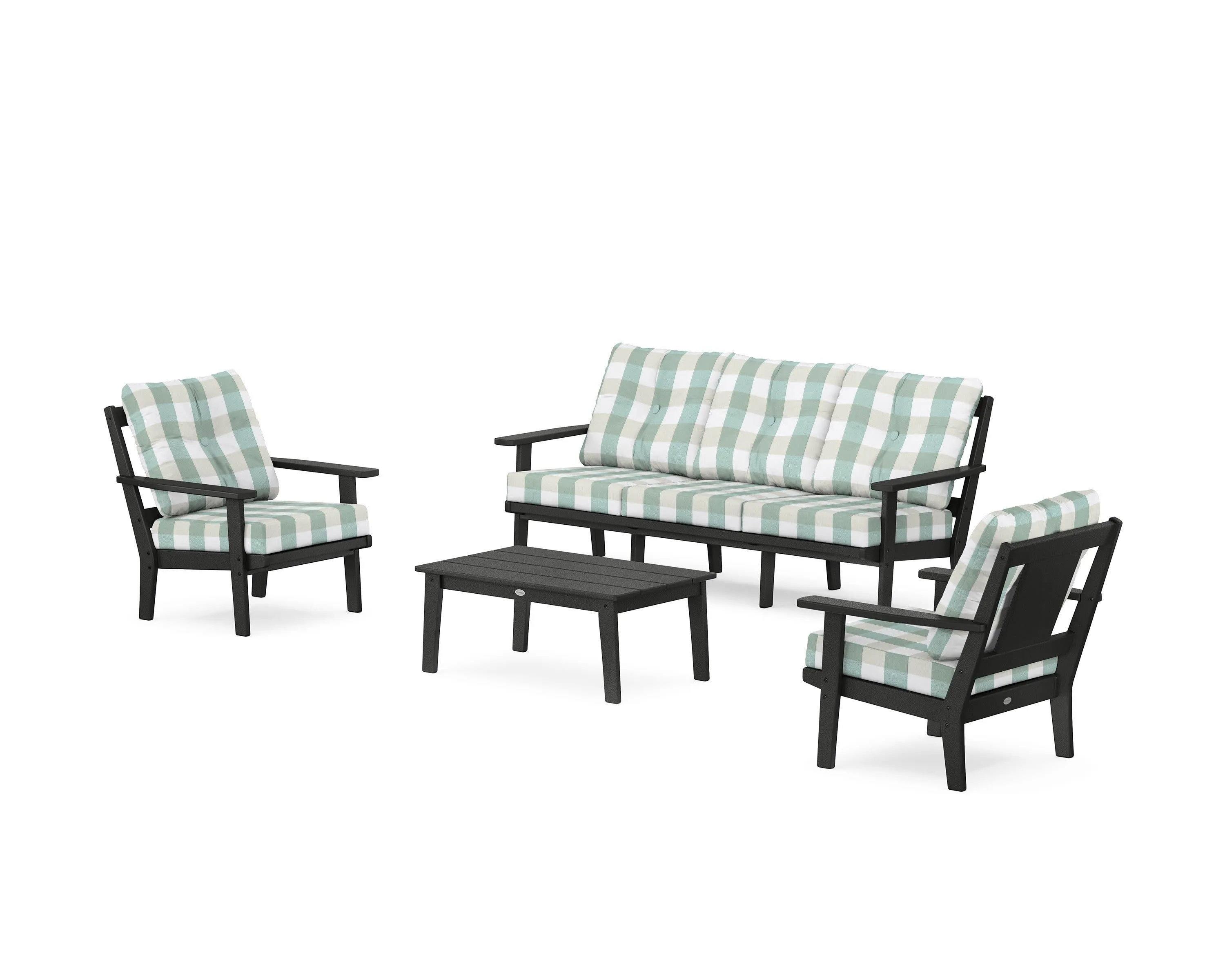 Prairie 4-Piece Deep Seating Set with Sofa