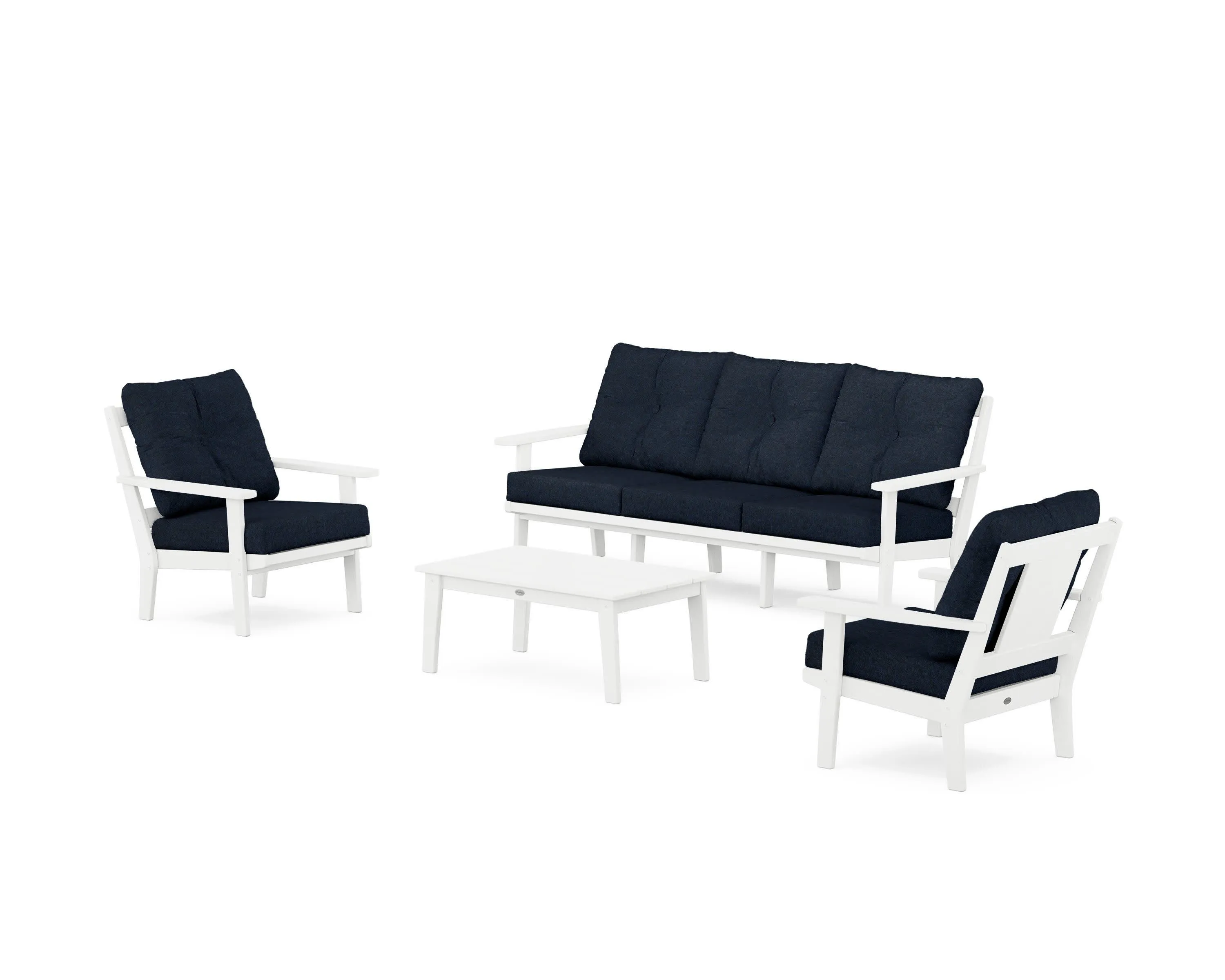 Prairie 4-Piece Deep Seating Set with Sofa