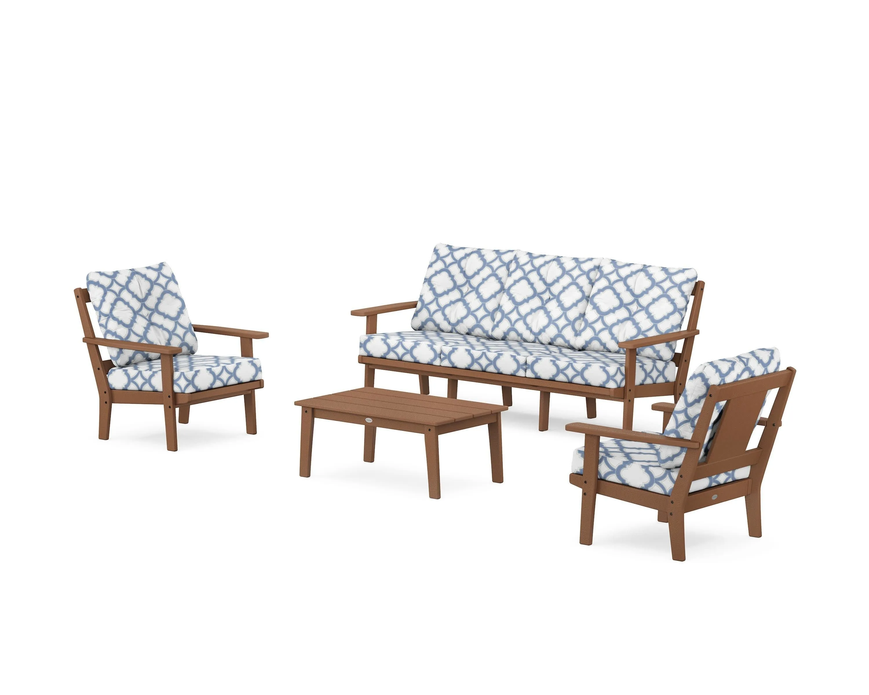 Prairie 4-Piece Deep Seating Set with Sofa