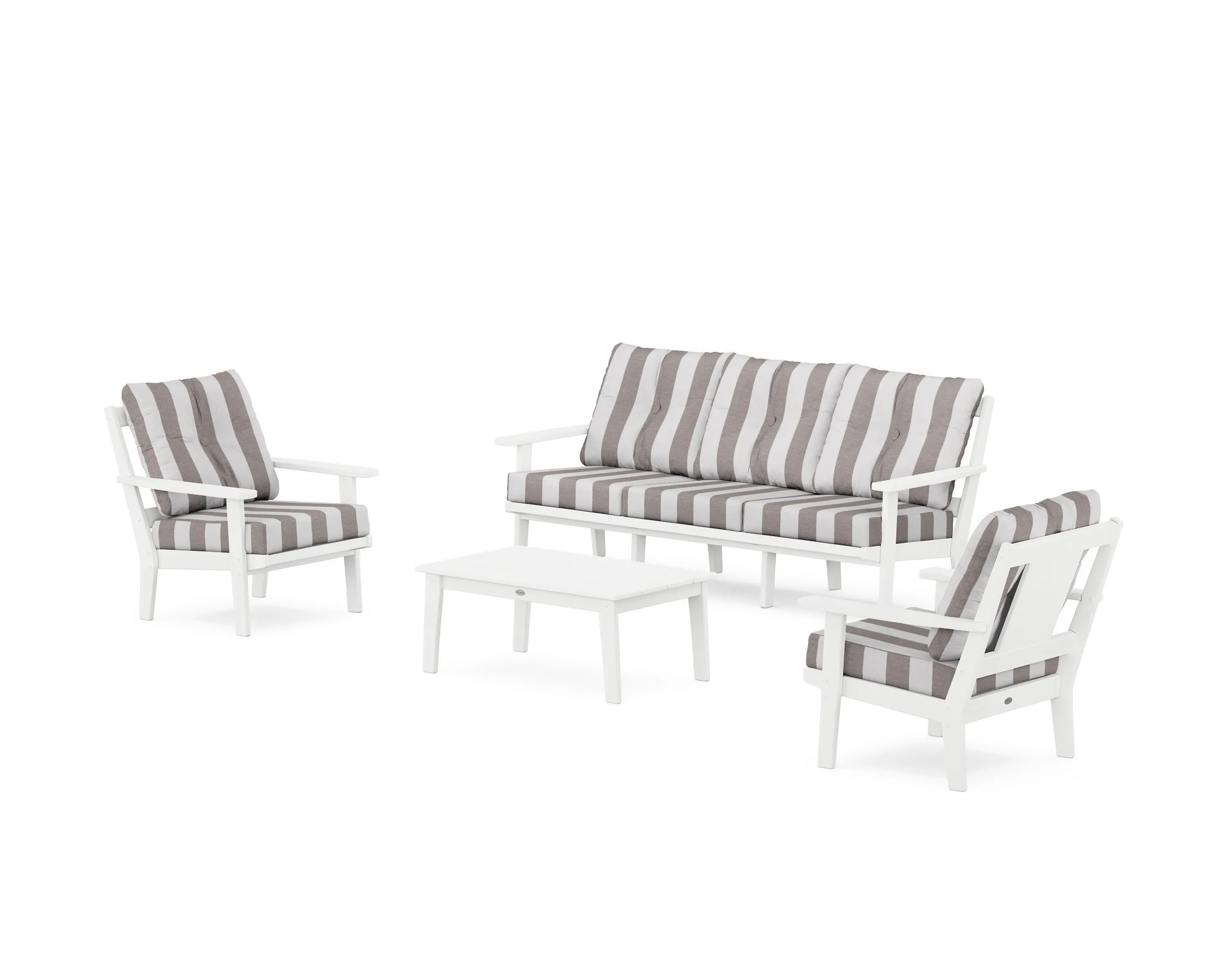 Prairie 4-Piece Deep Seating Set with Sofa