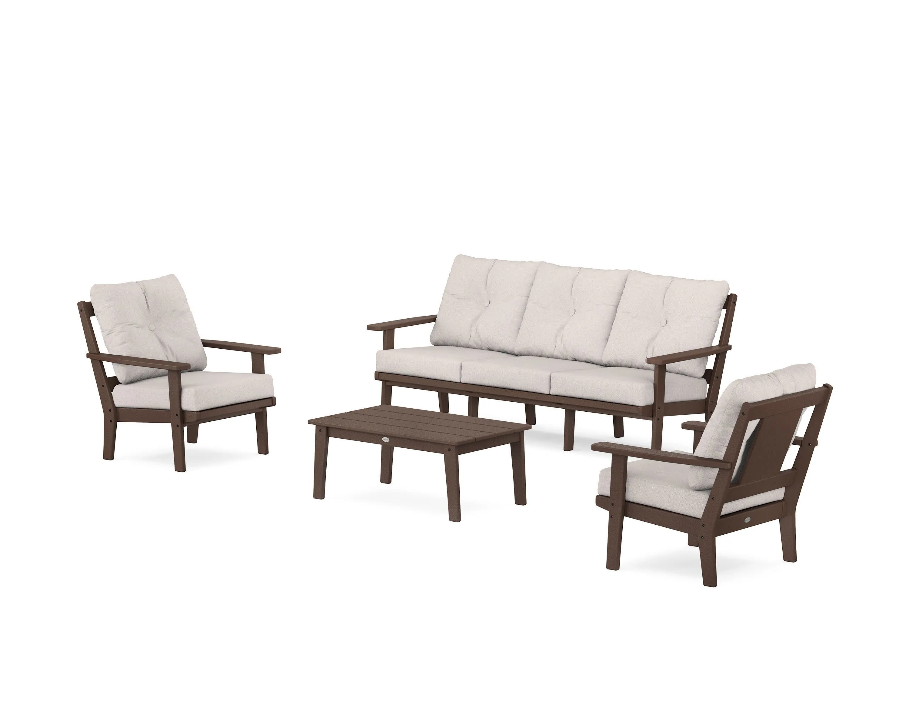 Prairie 4-Piece Deep Seating Set with Sofa