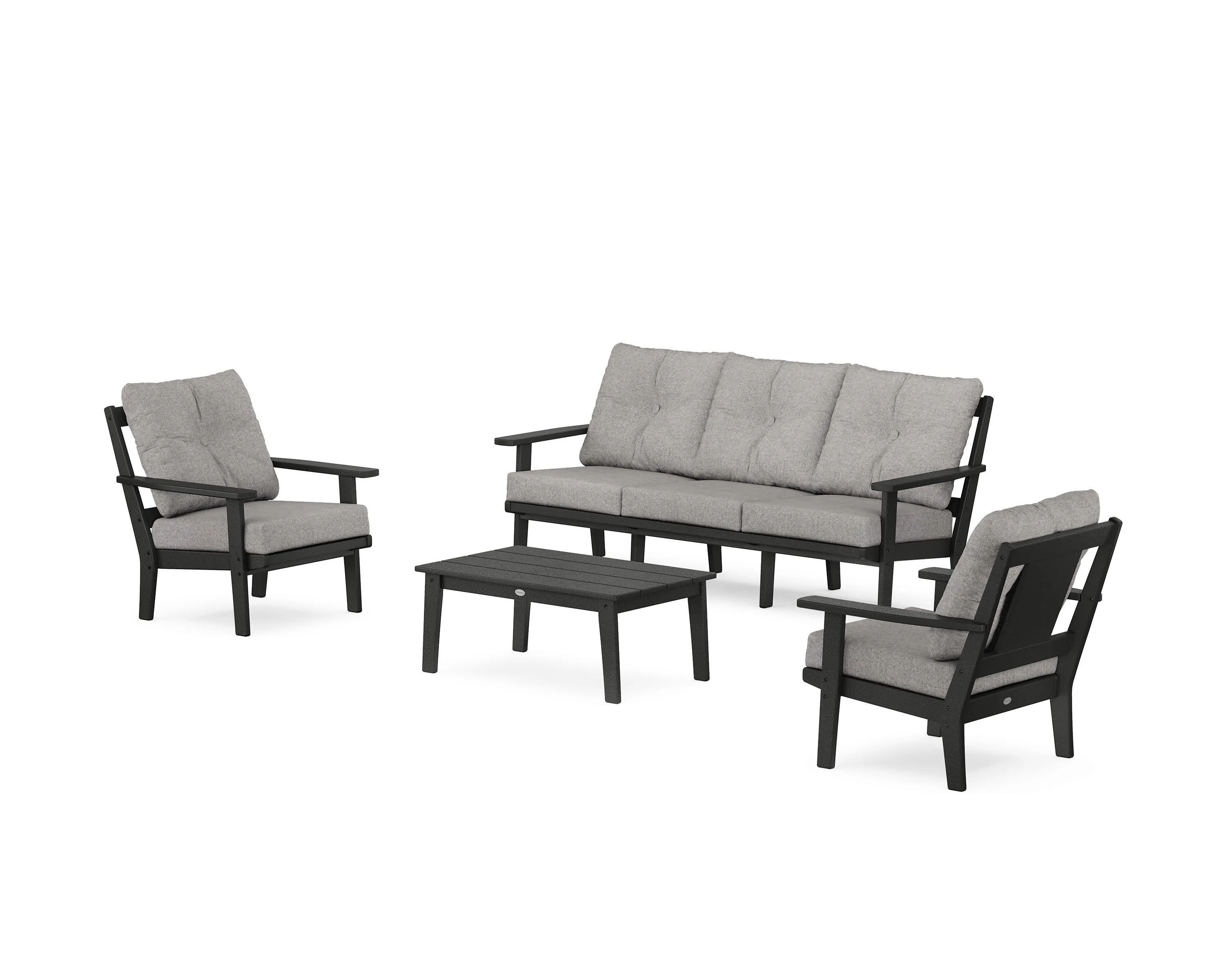Prairie 4-Piece Deep Seating Set with Sofa