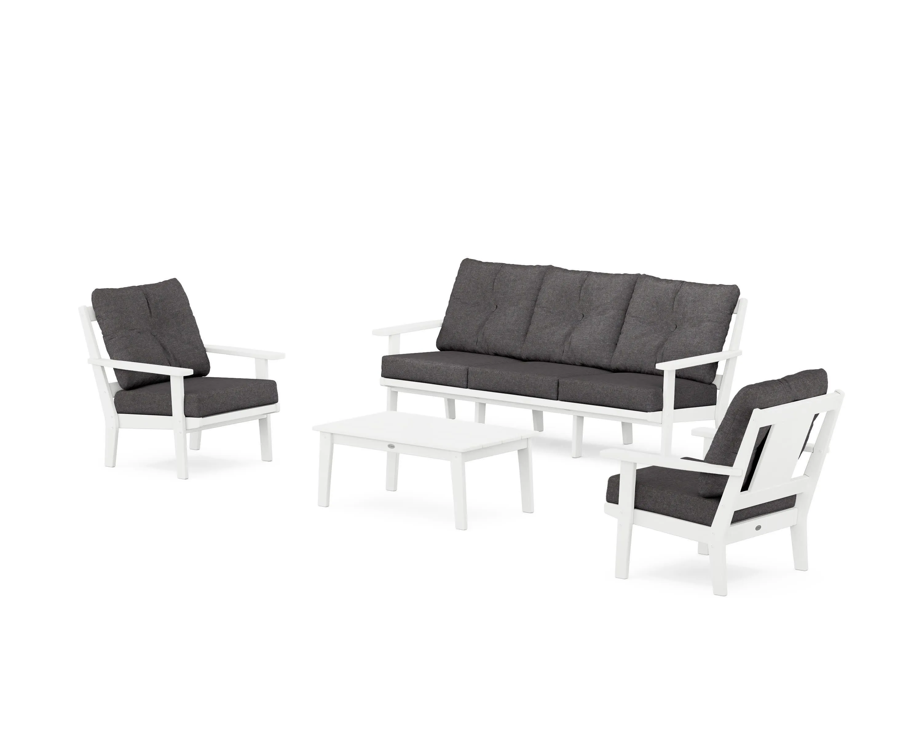 Prairie 4-Piece Deep Seating Set with Sofa