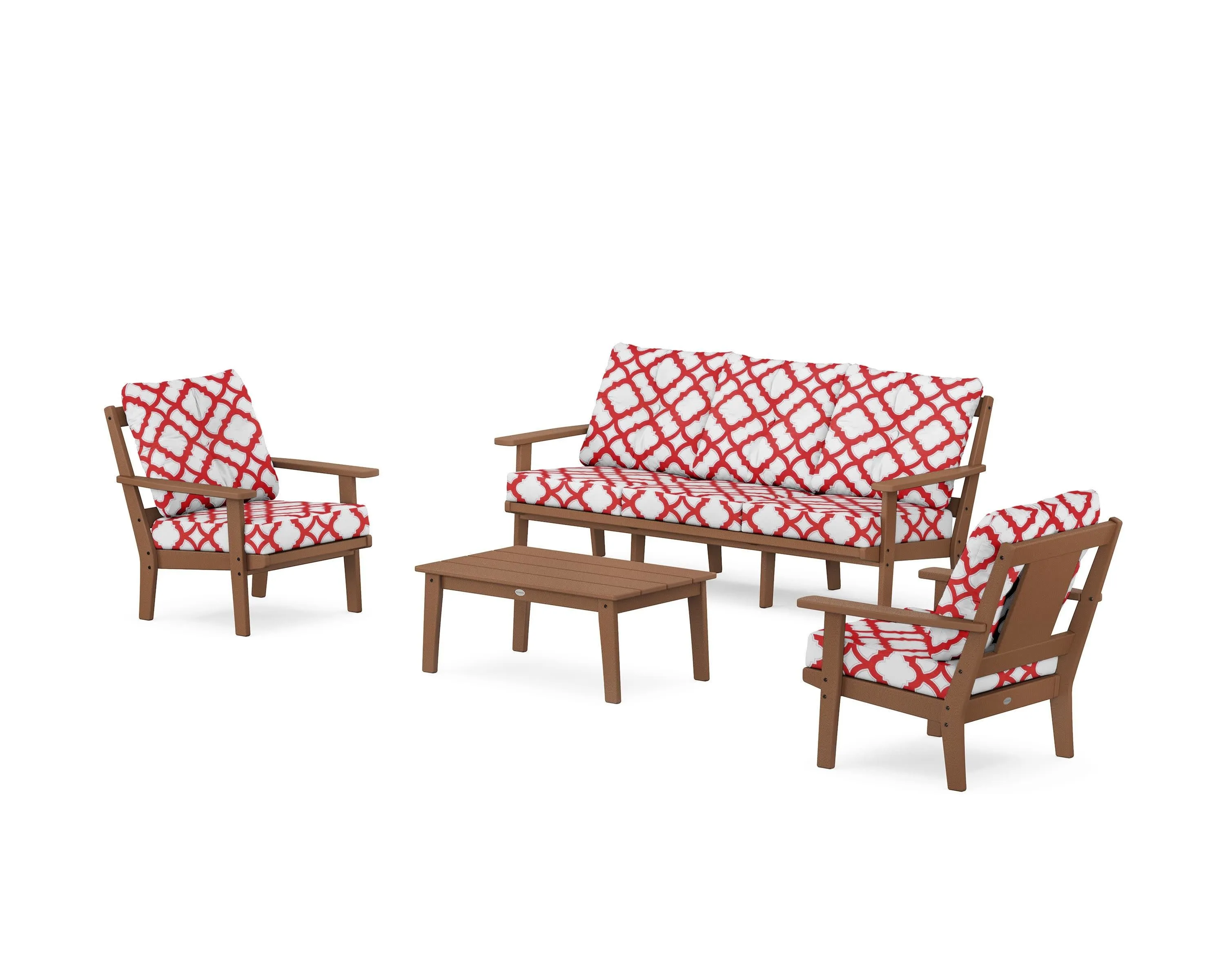 Prairie 4-Piece Deep Seating Set with Sofa