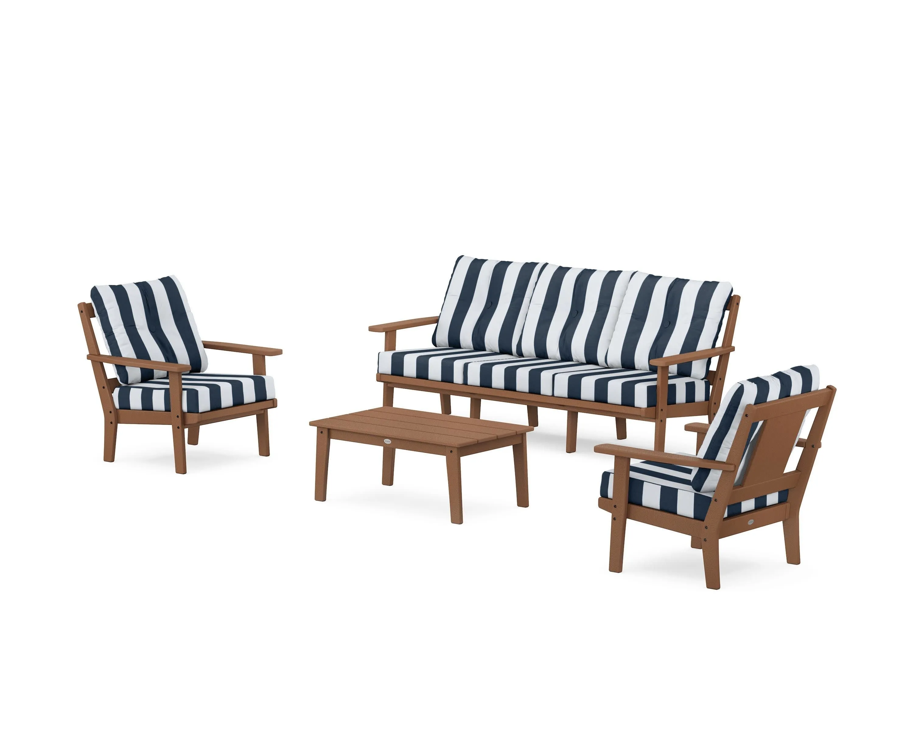 Prairie 4-Piece Deep Seating Set with Sofa