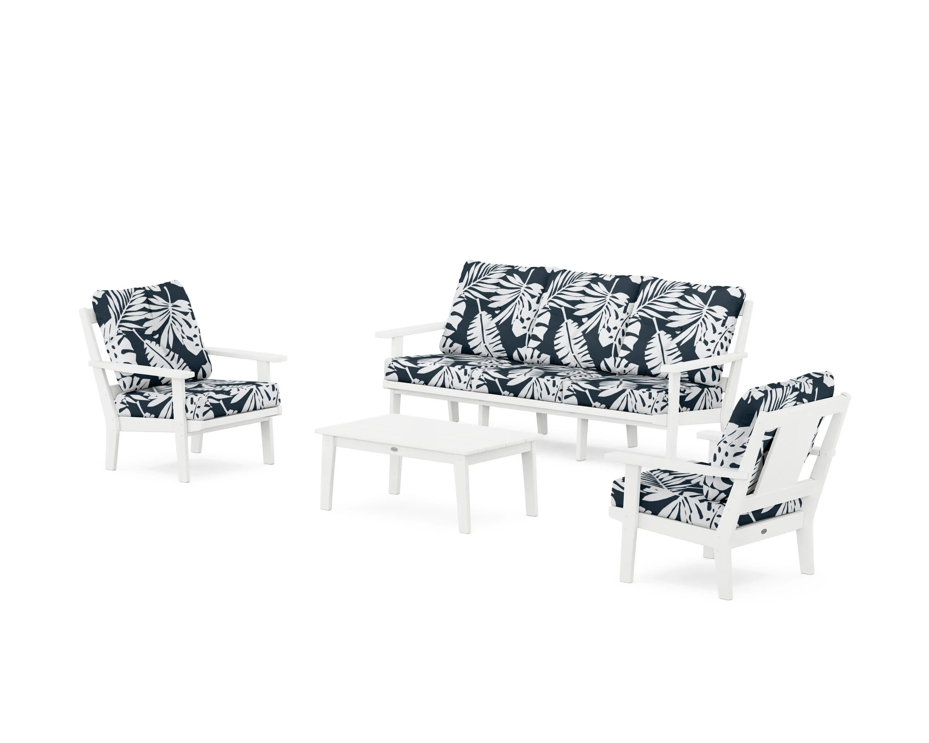 Prairie 4-Piece Deep Seating Set with Sofa