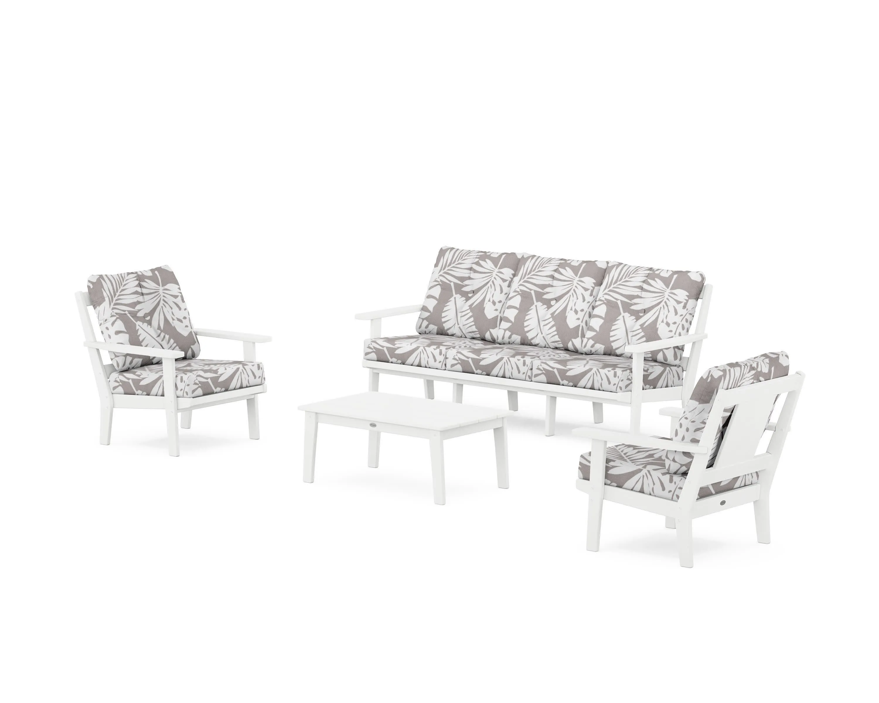 Prairie 4-Piece Deep Seating Set with Sofa