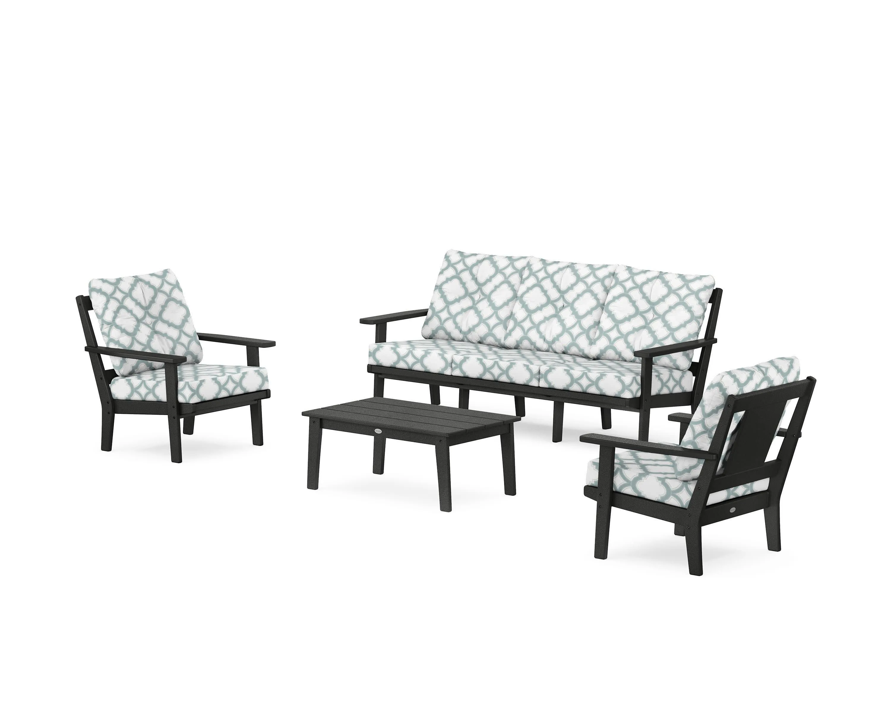 Prairie 4-Piece Deep Seating Set with Sofa