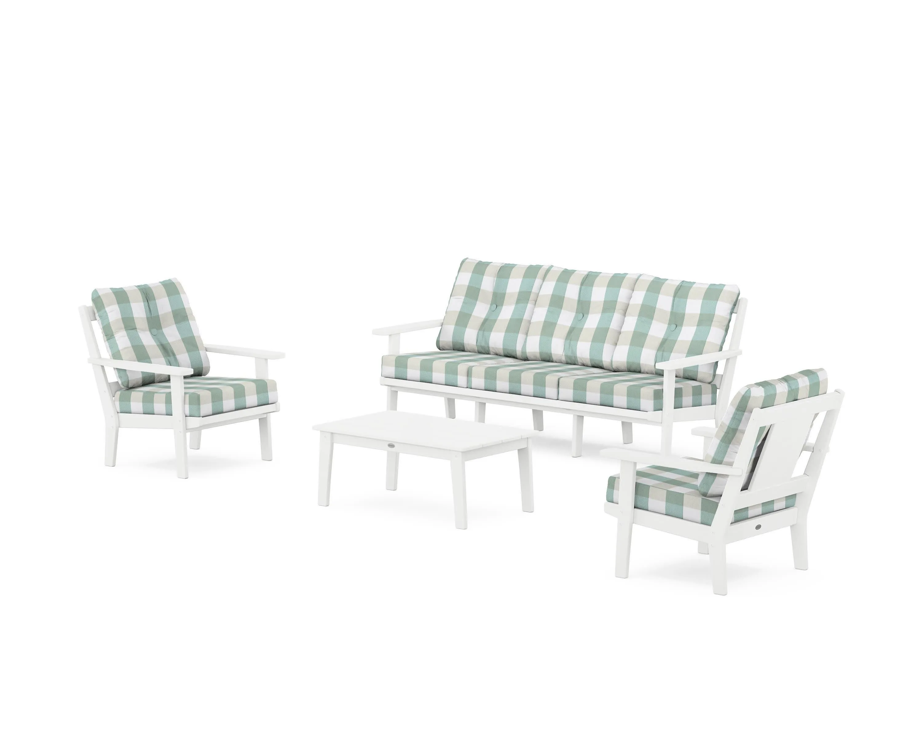 Prairie 4-Piece Deep Seating Set with Sofa