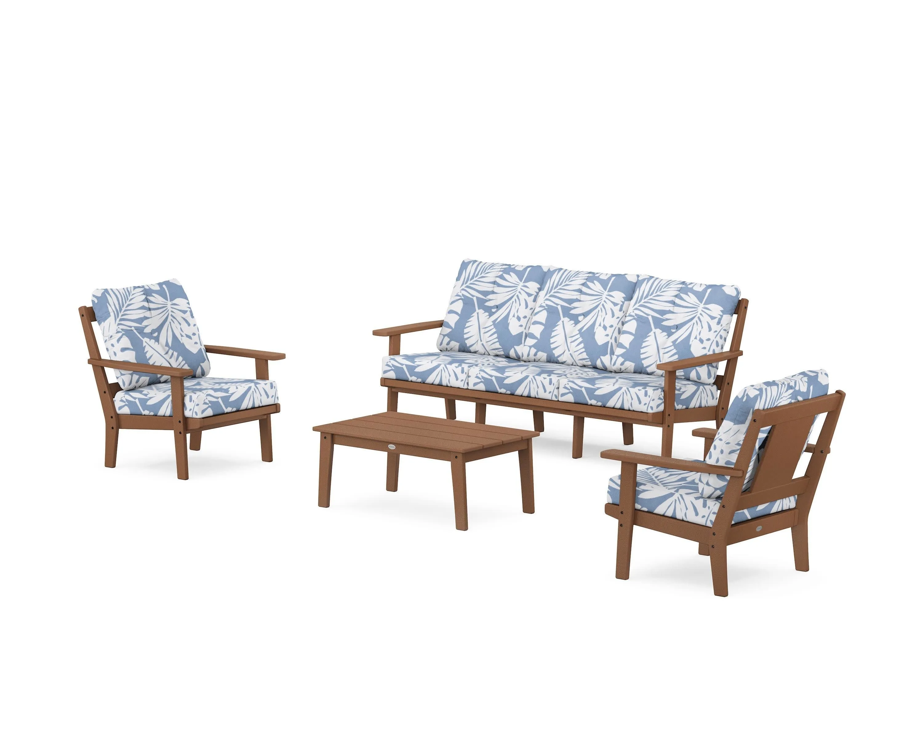 Prairie 4-Piece Deep Seating Set with Sofa