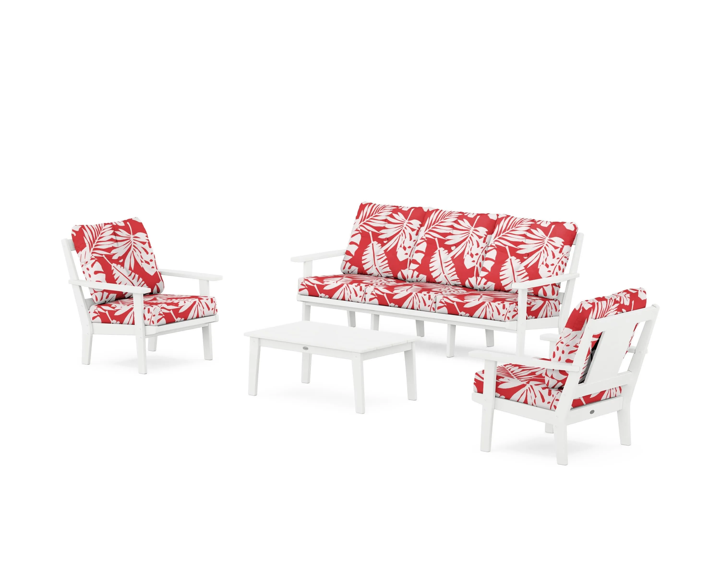 Prairie 4-Piece Deep Seating Set with Sofa