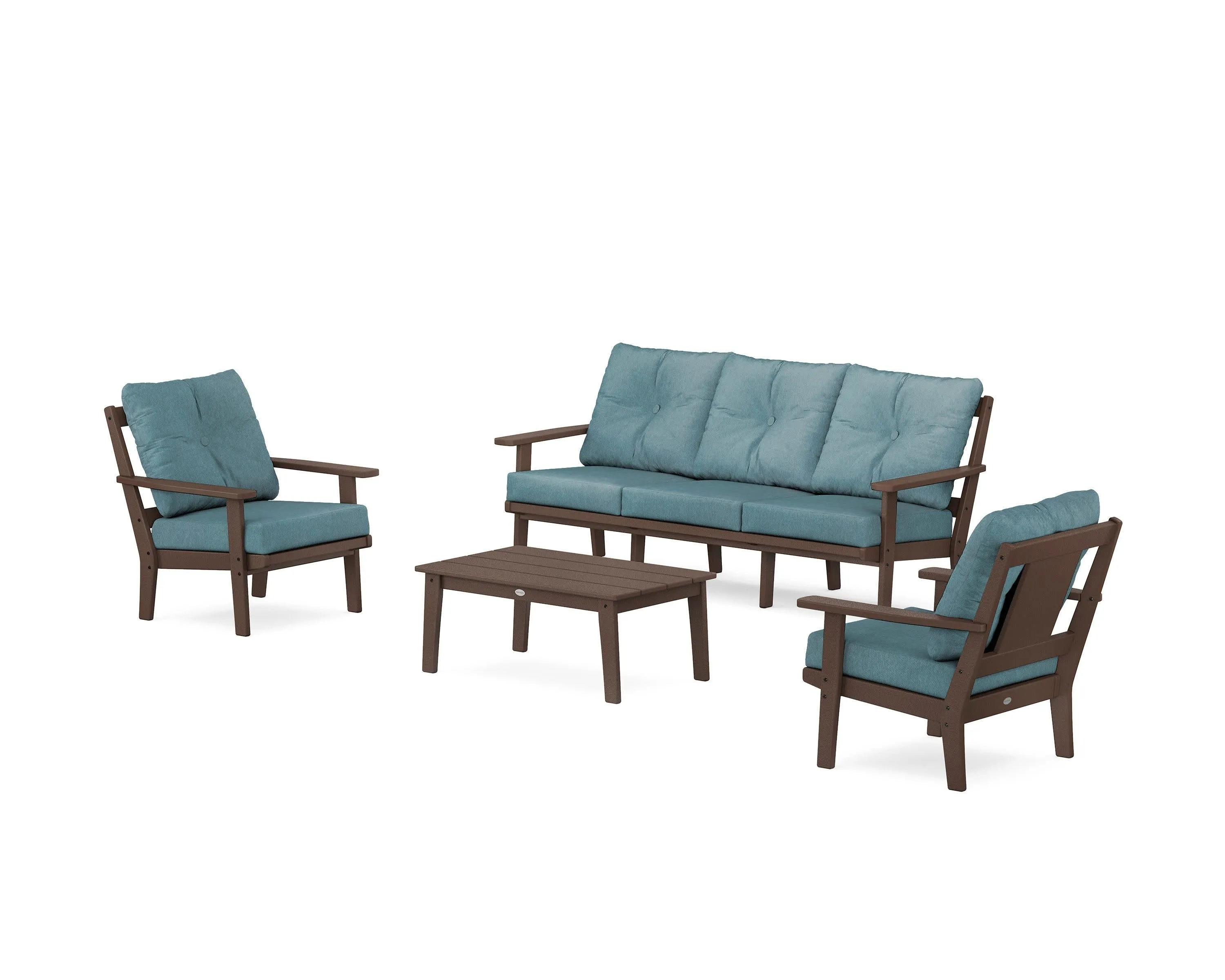 Prairie 4-Piece Deep Seating Set with Sofa