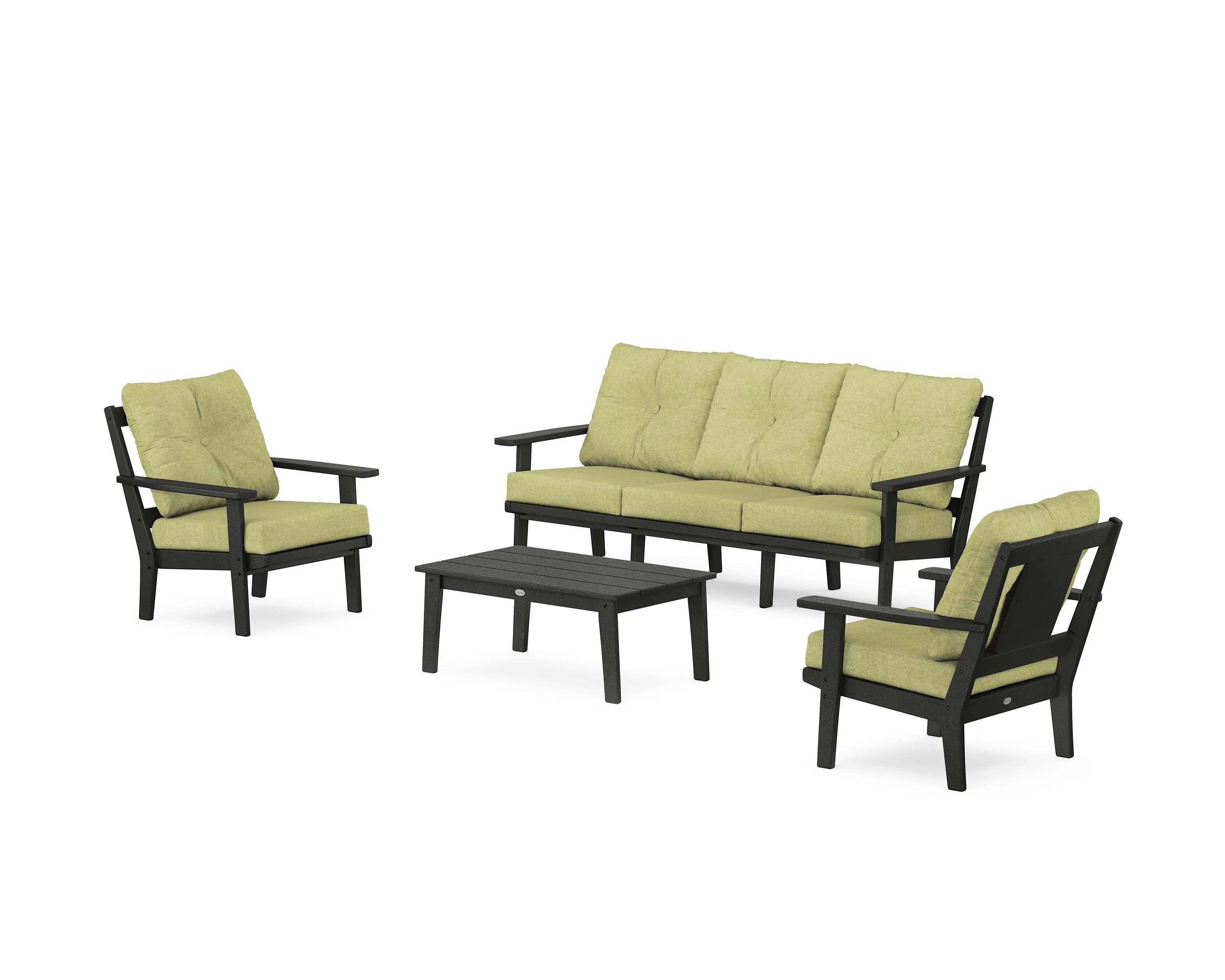 Prairie 4-Piece Deep Seating Set with Sofa