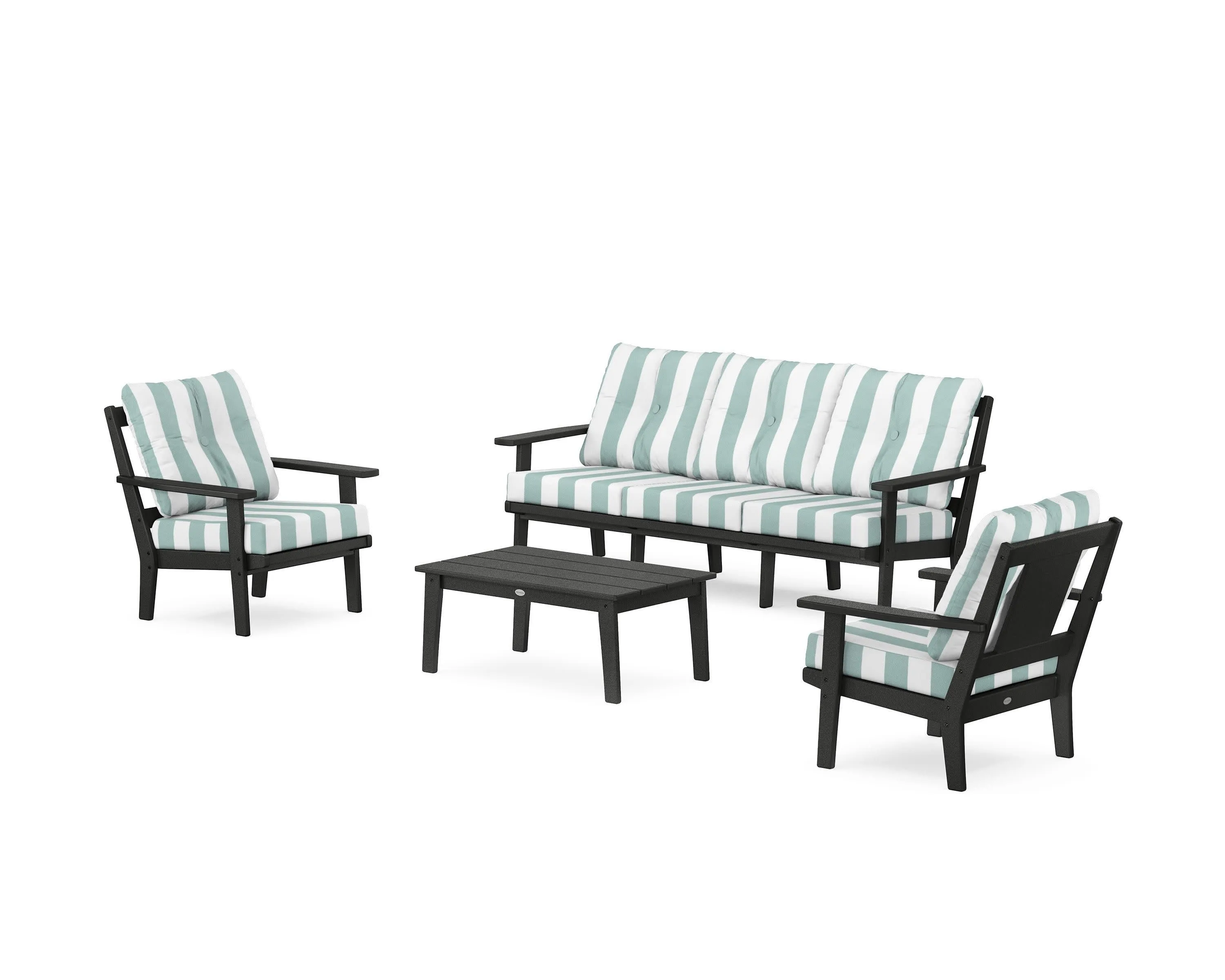 Prairie 4-Piece Deep Seating Set with Sofa