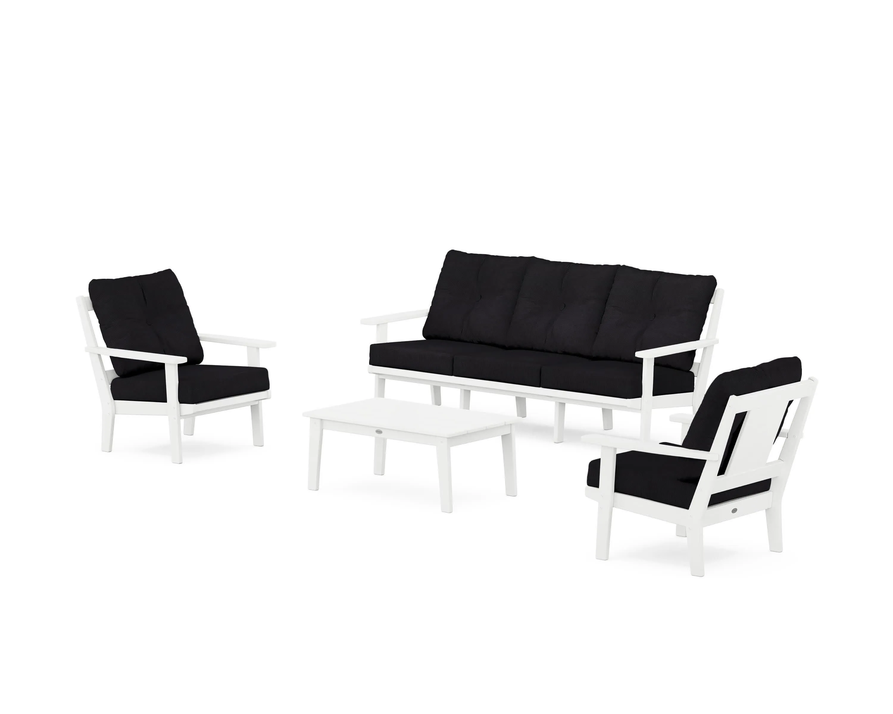 Prairie 4-Piece Deep Seating Set with Sofa