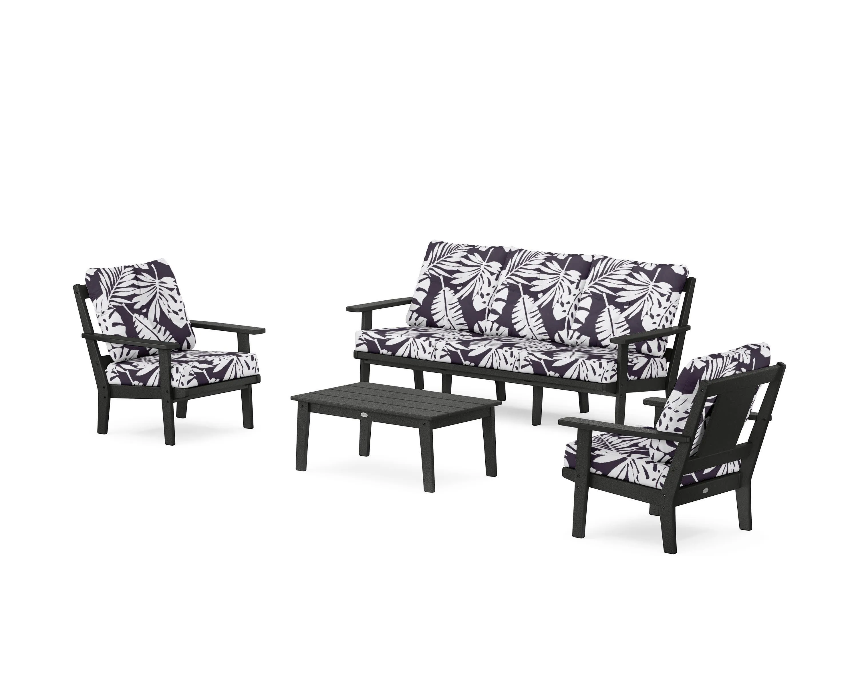 Prairie 4-Piece Deep Seating Set with Sofa