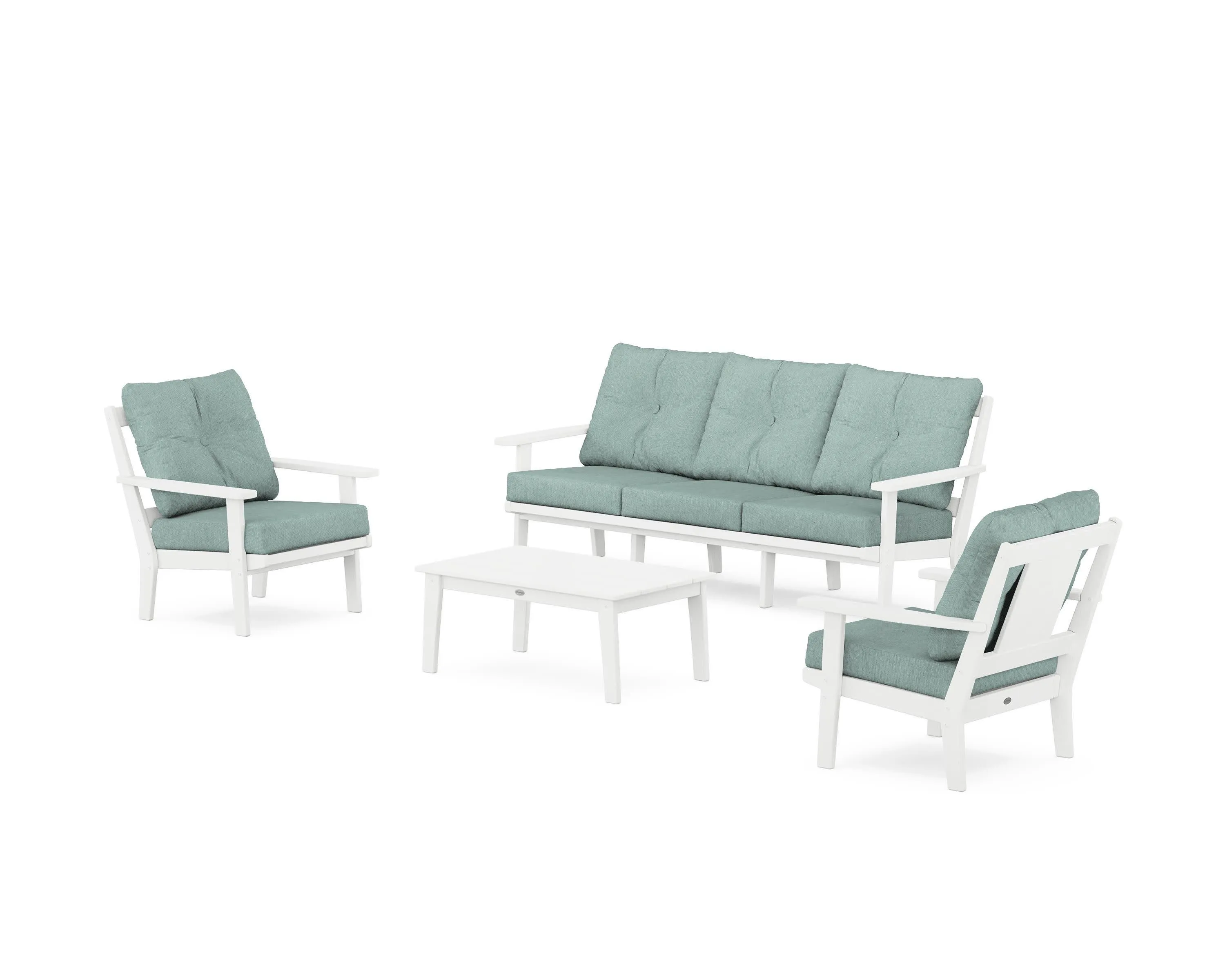 Prairie 4-Piece Deep Seating Set with Sofa
