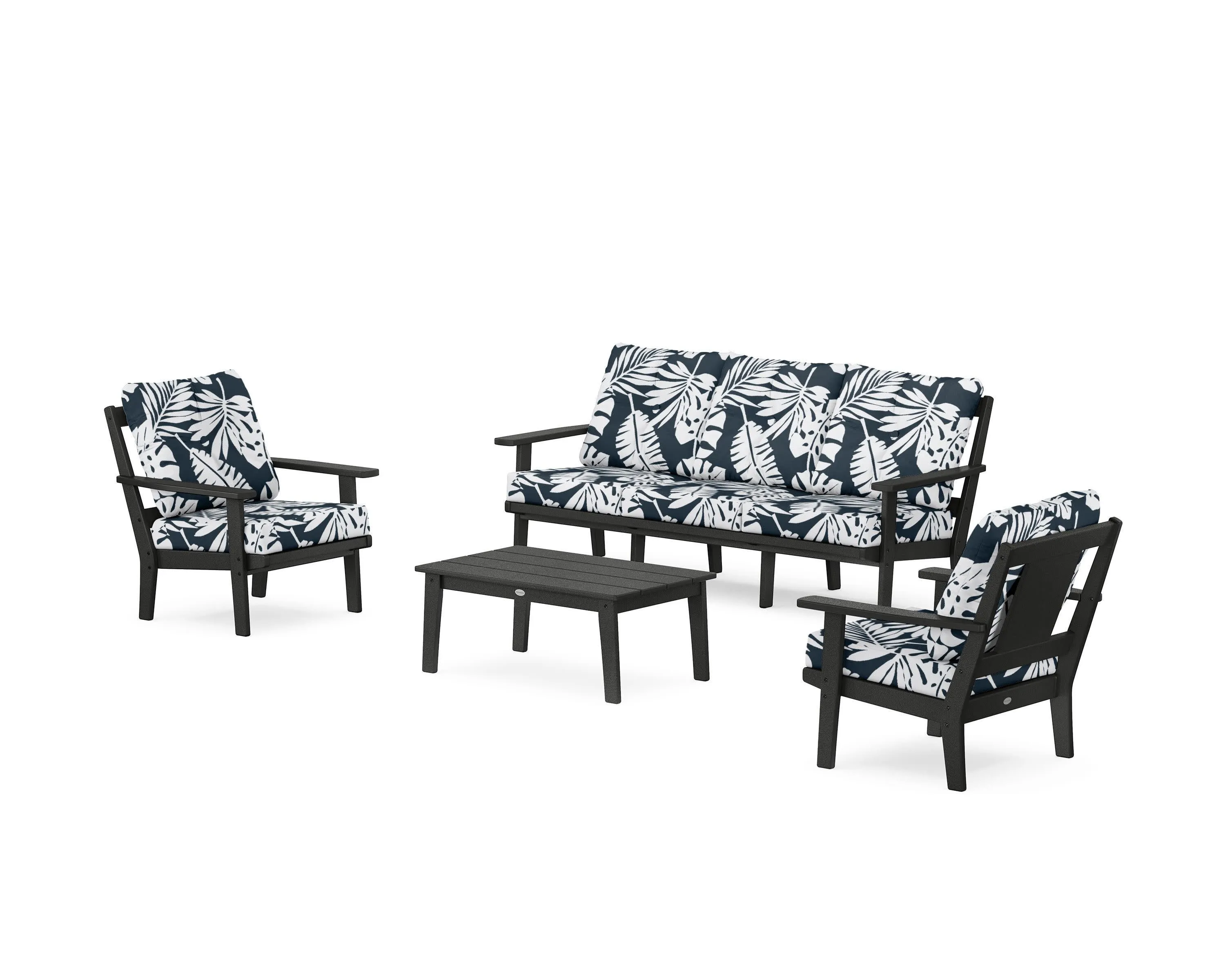 Prairie 4-Piece Deep Seating Set with Sofa