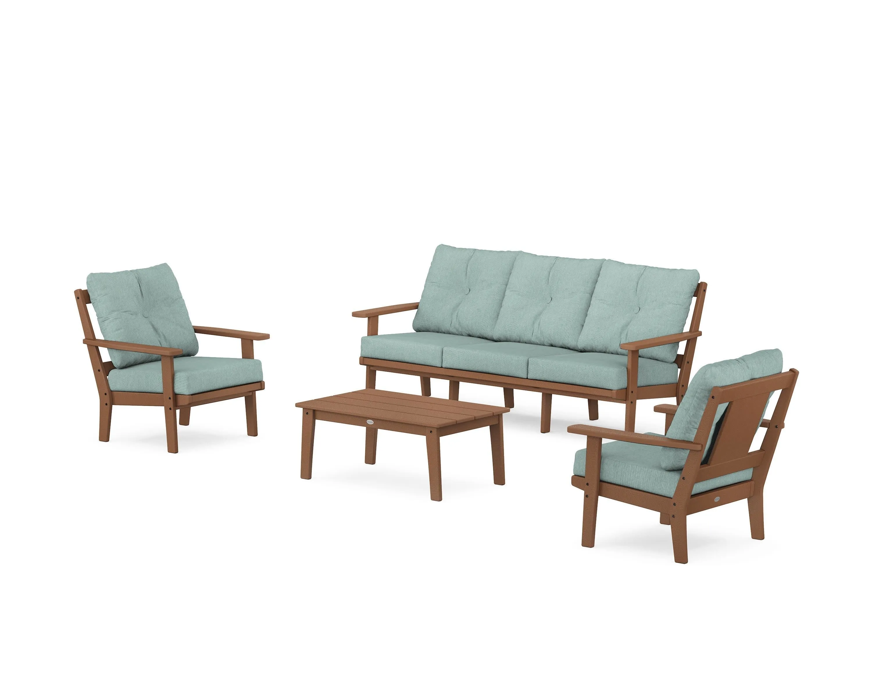Prairie 4-Piece Deep Seating Set with Sofa