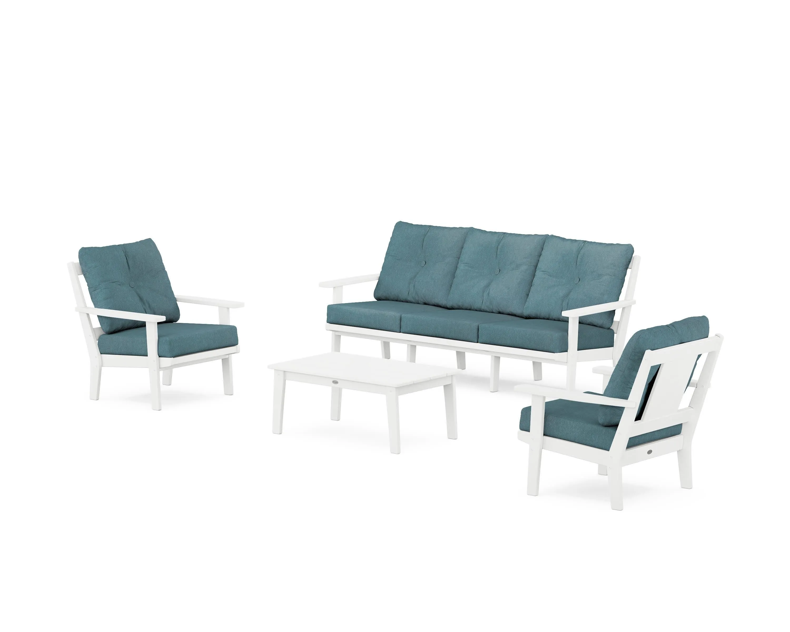 Prairie 4-Piece Deep Seating Set with Sofa
